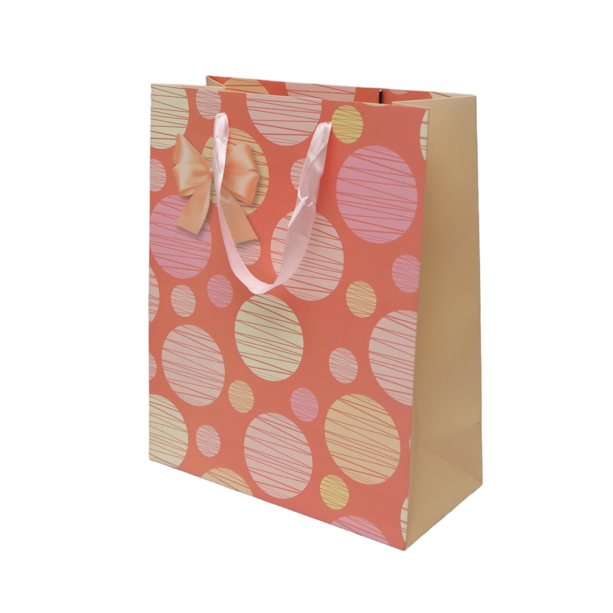 Gift Paper Bag Polka Dot 14x15cm Extra Small