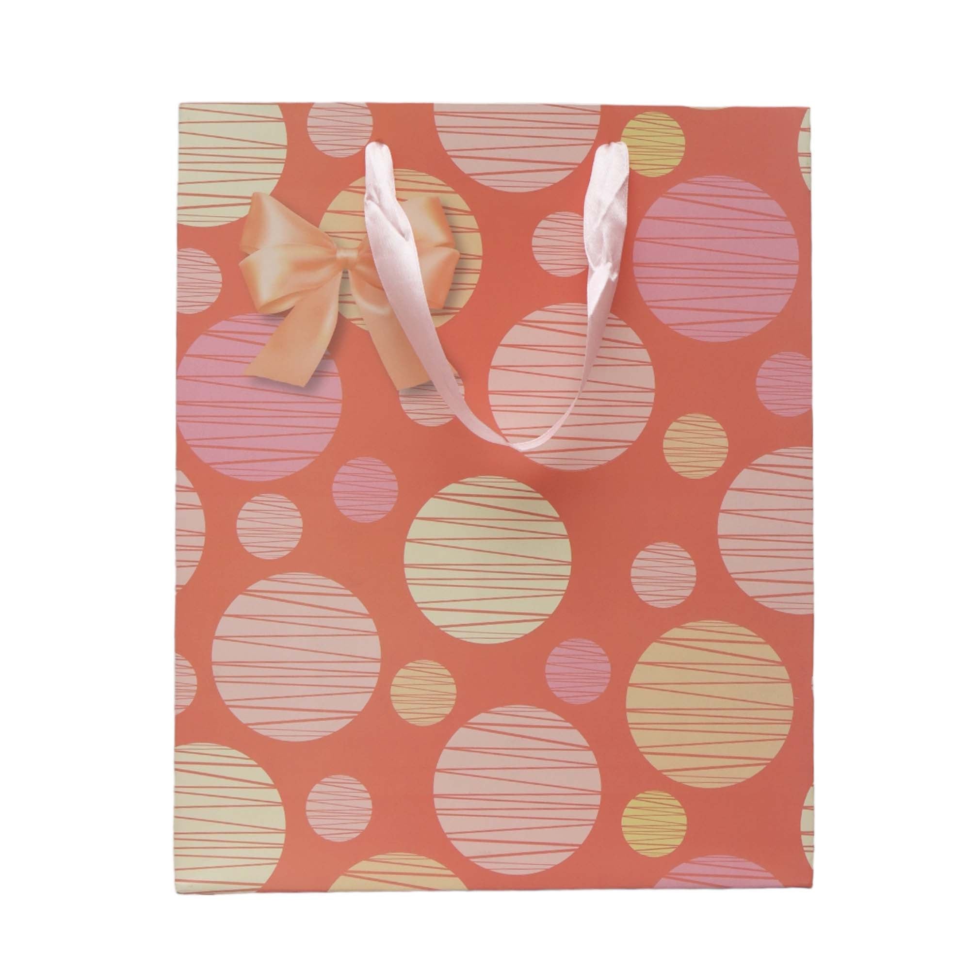 Gift Paper Bag Polka Dot 14x15cm Extra Small