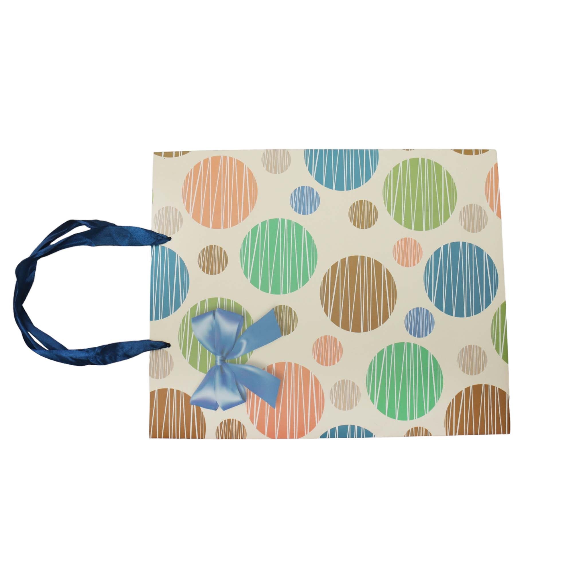 Gift Paper Bag Polka Dot 14x15cm Extra Small