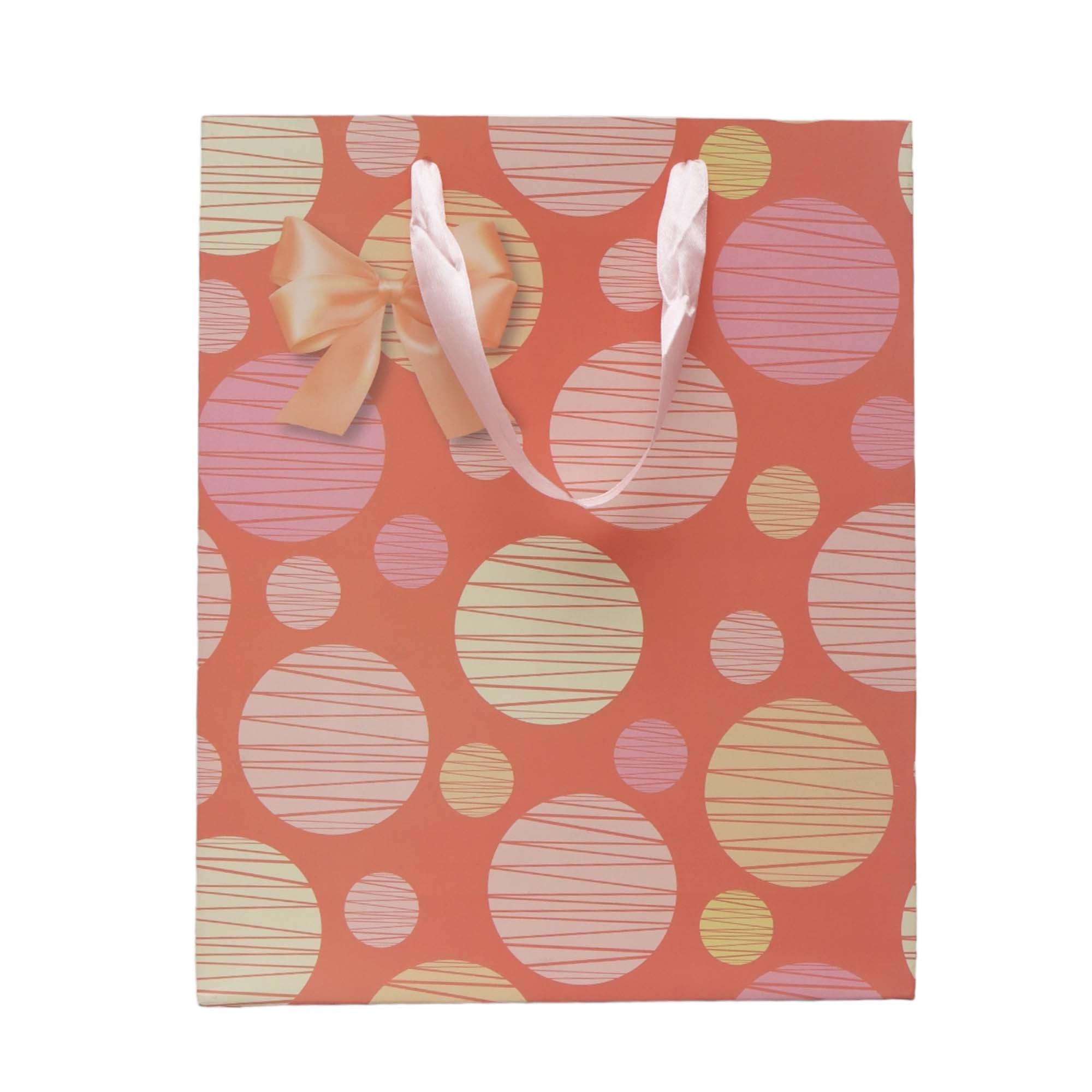 Gift Paper Bag Polka Dot 18x10cm Small