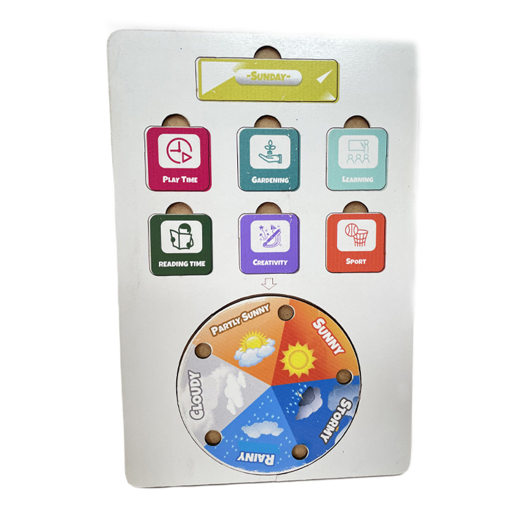 Educational Toy My Daily Plan Puzzle Board MB53