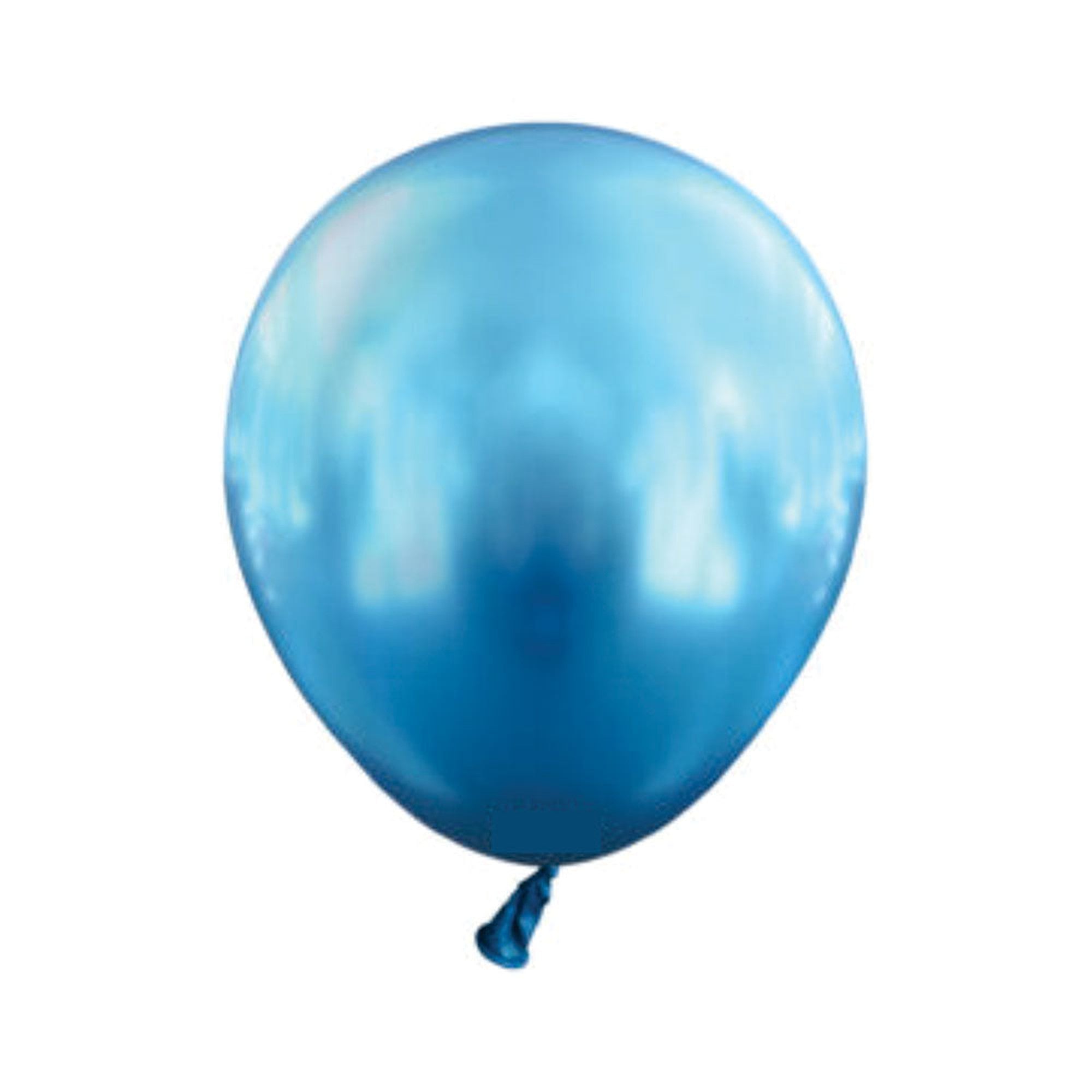 Latex Mirror Party Balloons 12cm Solid Color 10pack