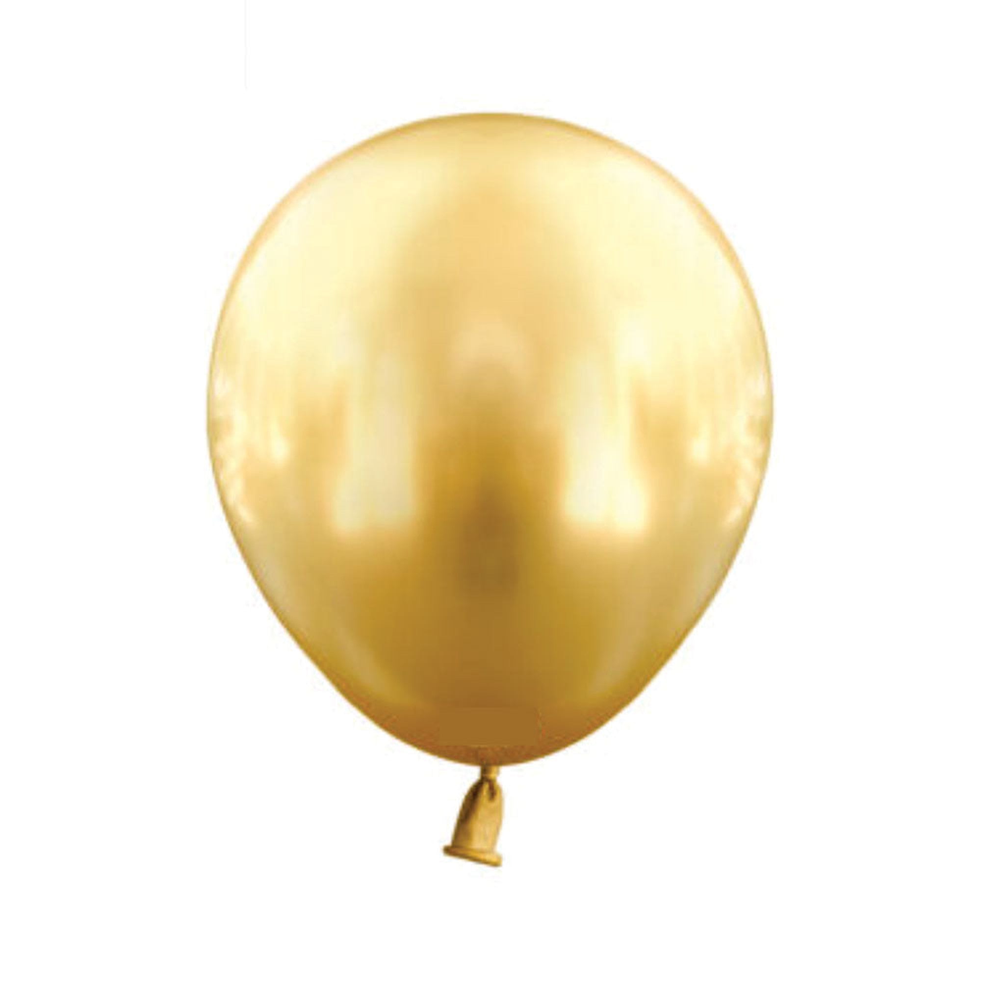 Latex Mirror Party Balloons 12cm Solid Color 10pack