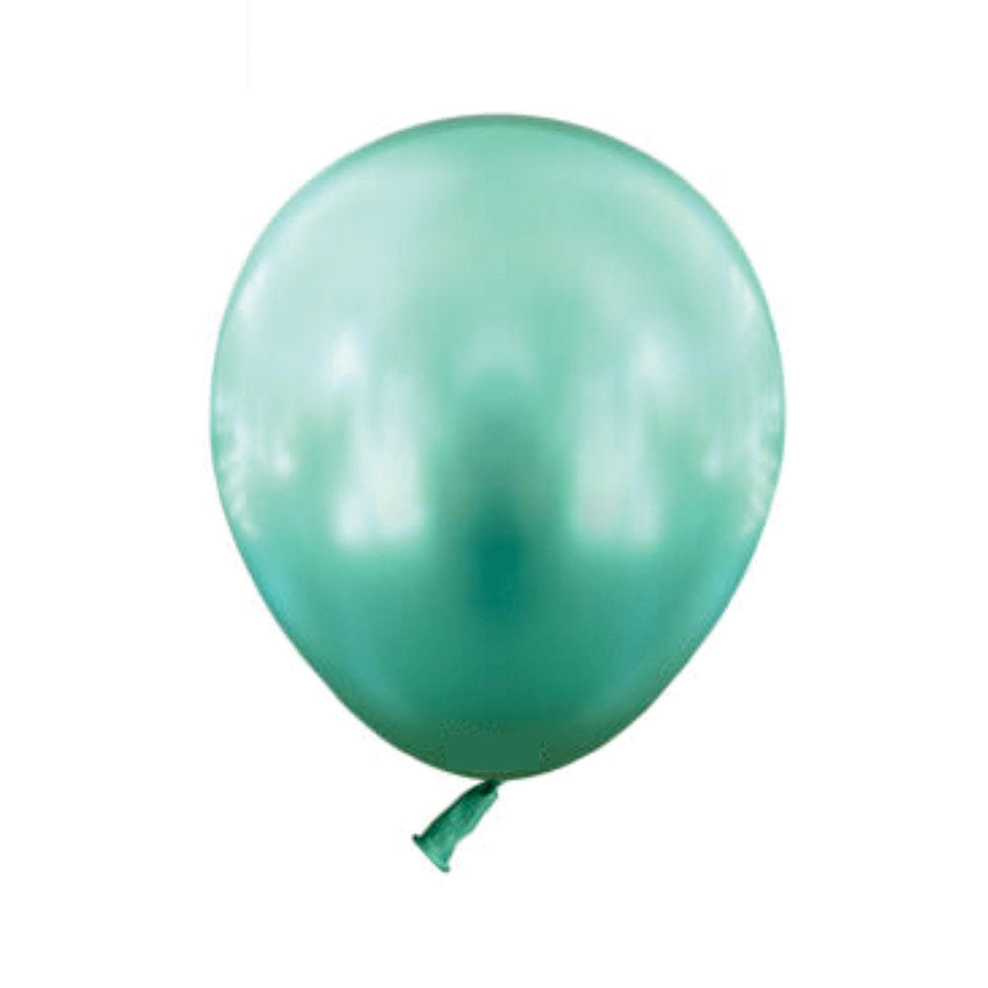 Latex Mirror Party Balloons 12cm Solid Color 10pack