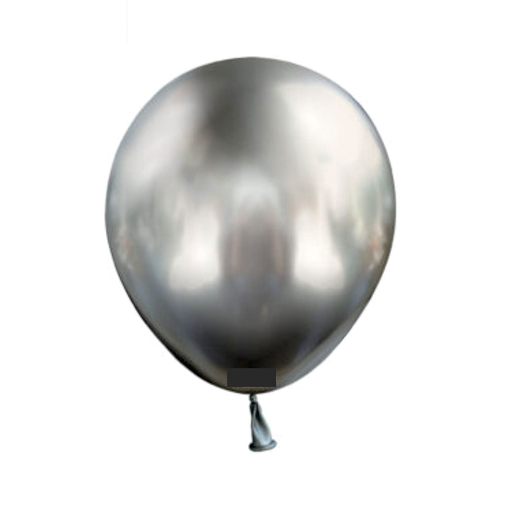 Latex Mirror Balloons 5cm Solid Color 10pack