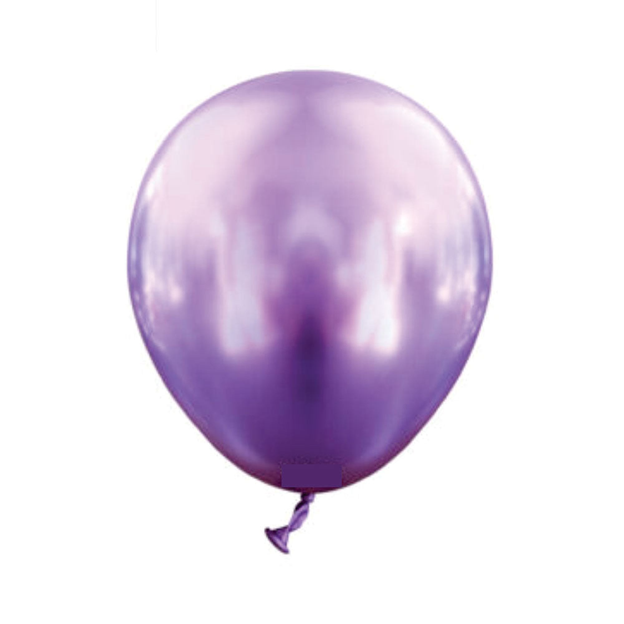 Latex Mirror Party Balloons 12cm Solid Color 10pack