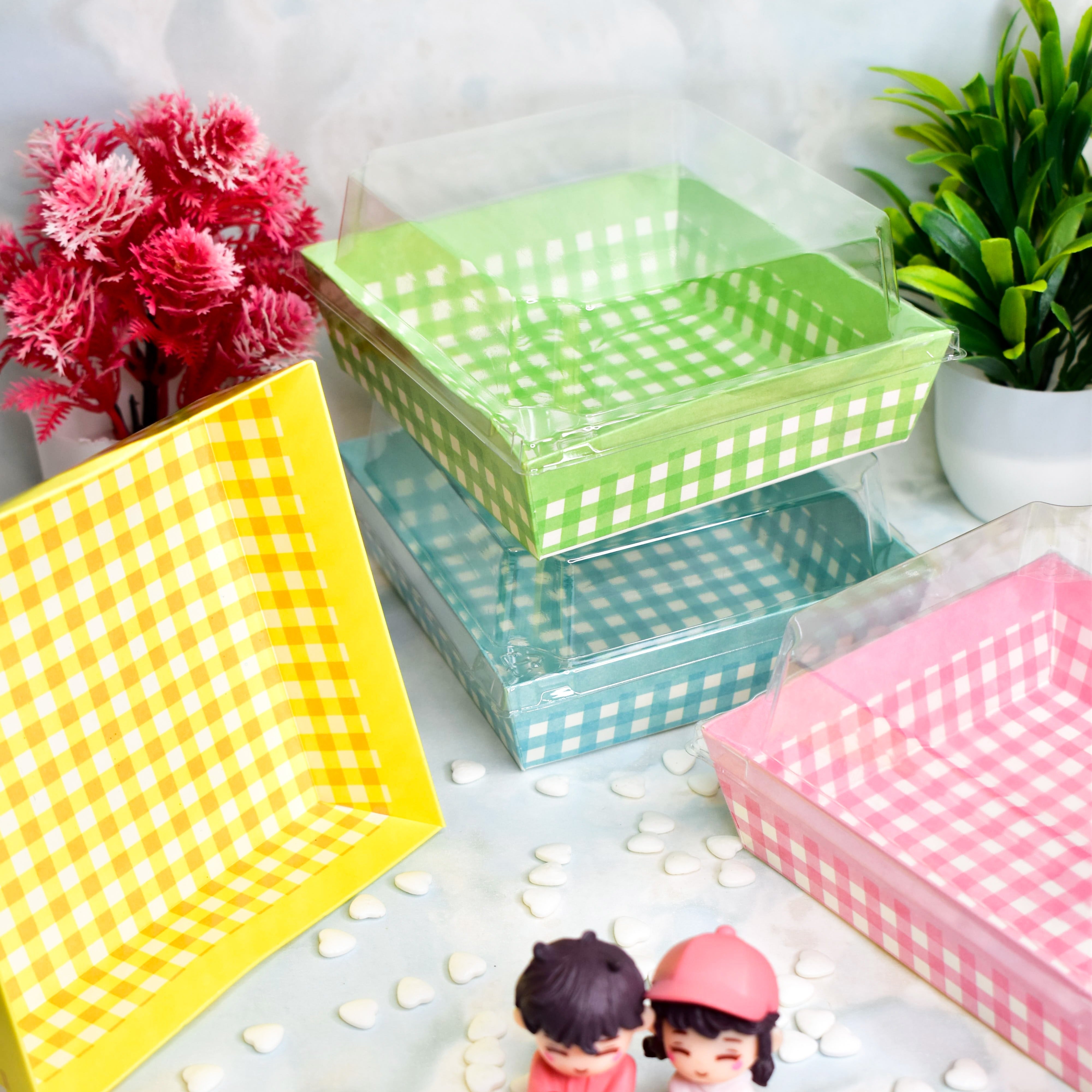 Patisserie Paper Cupcake Muffin Box with Lid 12.8cm