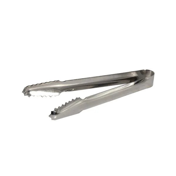 Bar Butler Ice Tong Stainless Steel with serrated Grips 160mm 30762