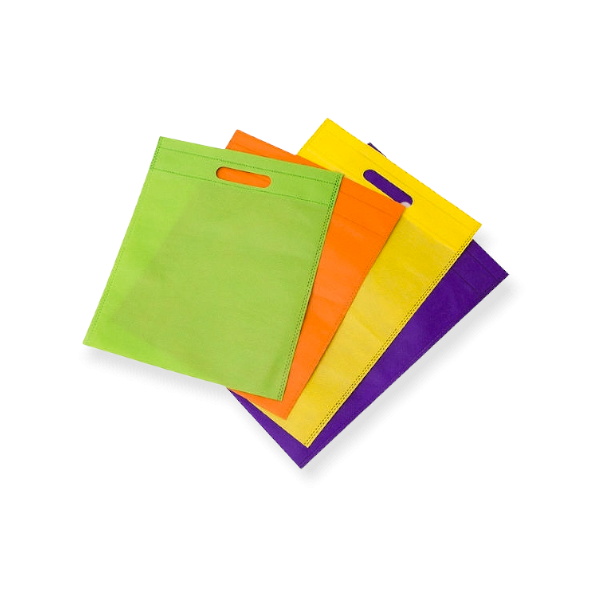 Non Woven Shopping Bags 65x50cm Die Cut Handle