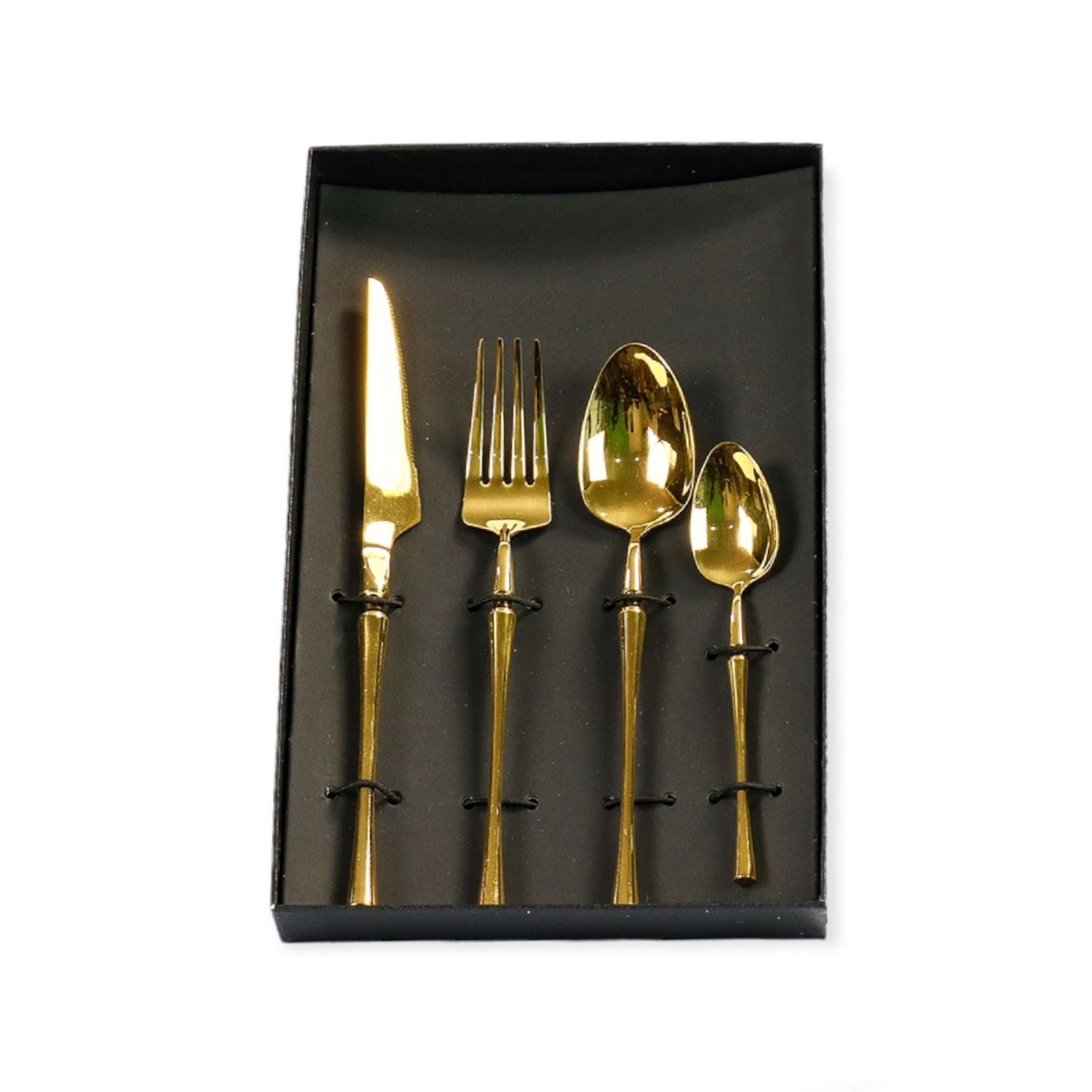 Cutlery Set Stainless Steel 4pc Gold 014