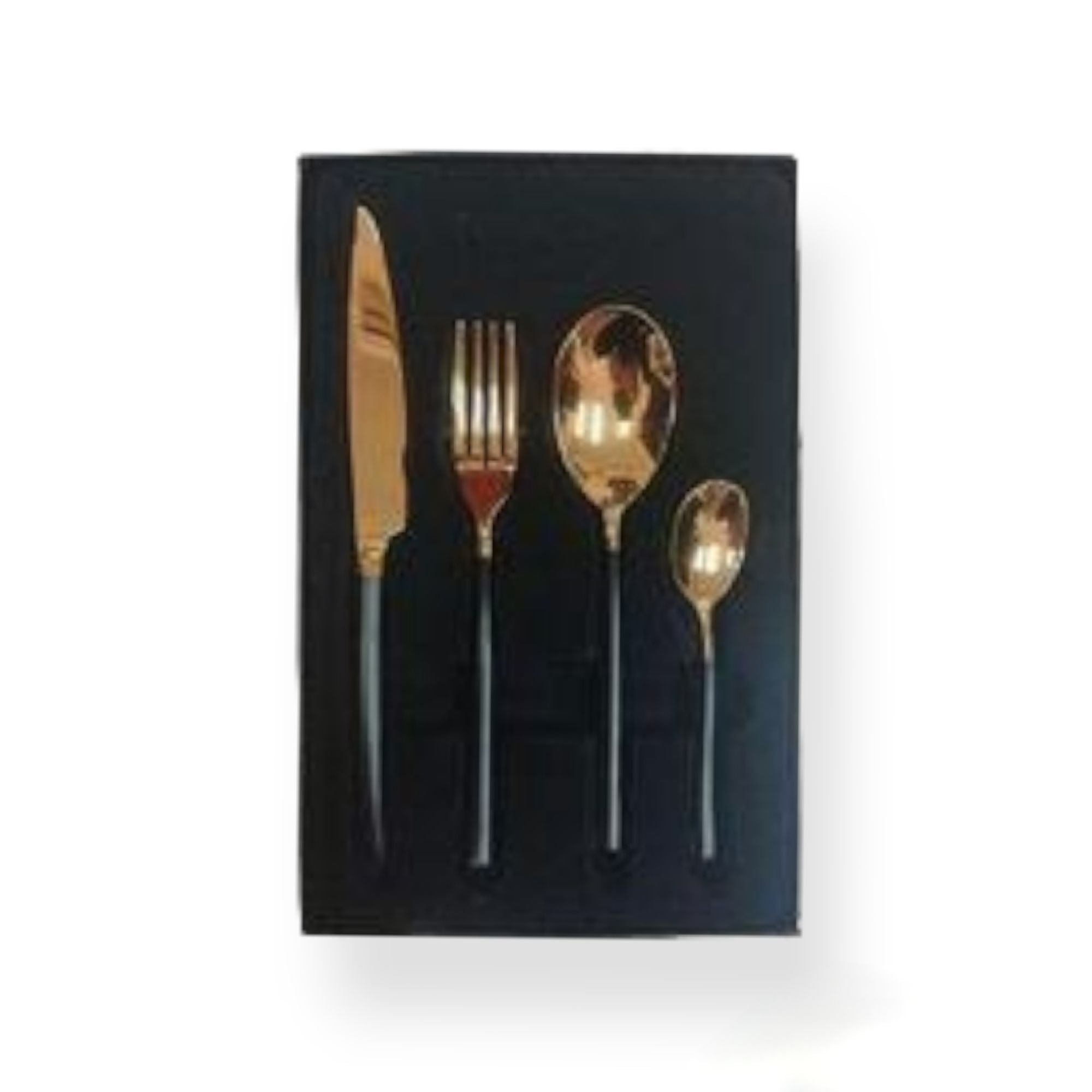 Cutlery Set Stainless Steel 4pc Gold 015