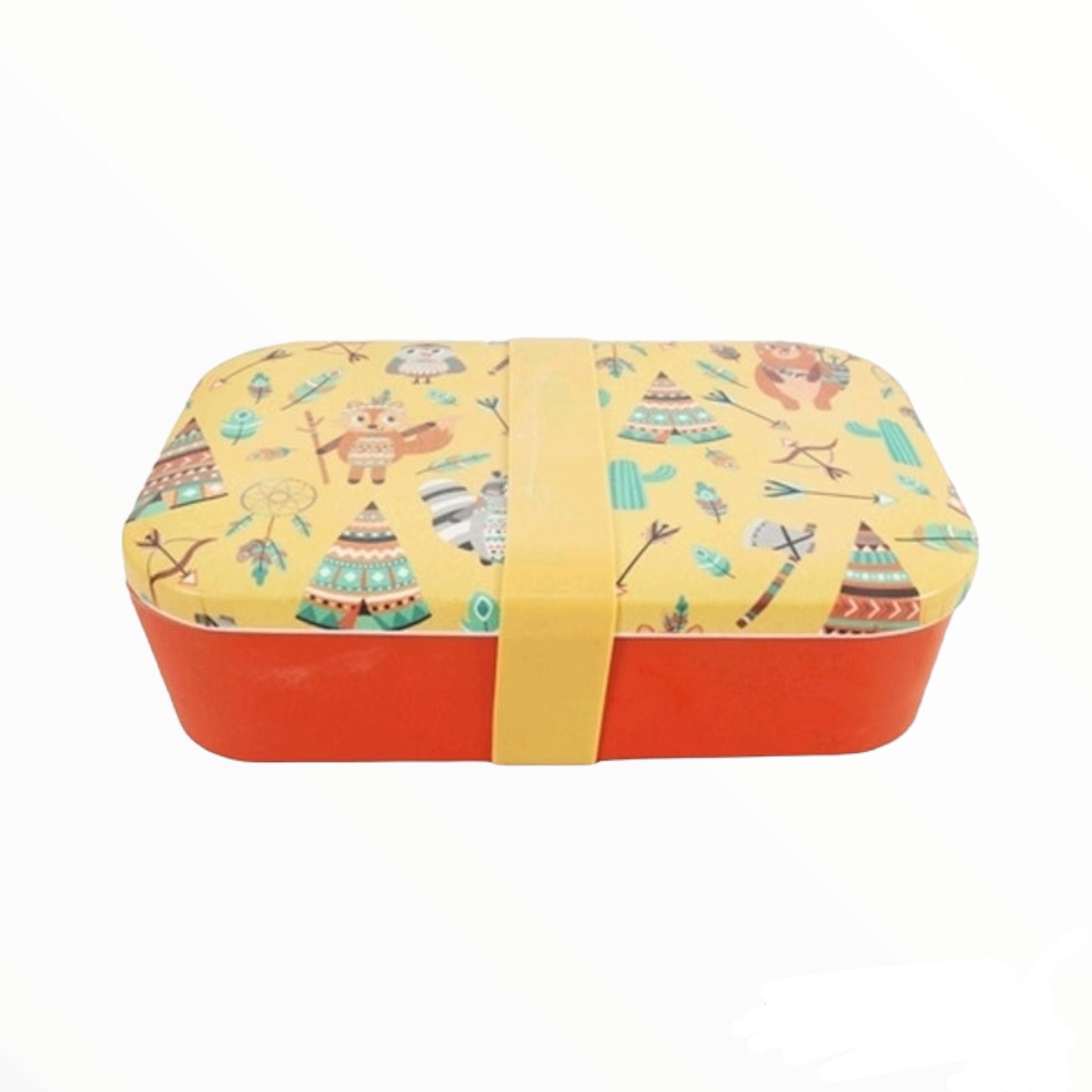 Melamine Lunchbox Bamboo 3 Colour 21148