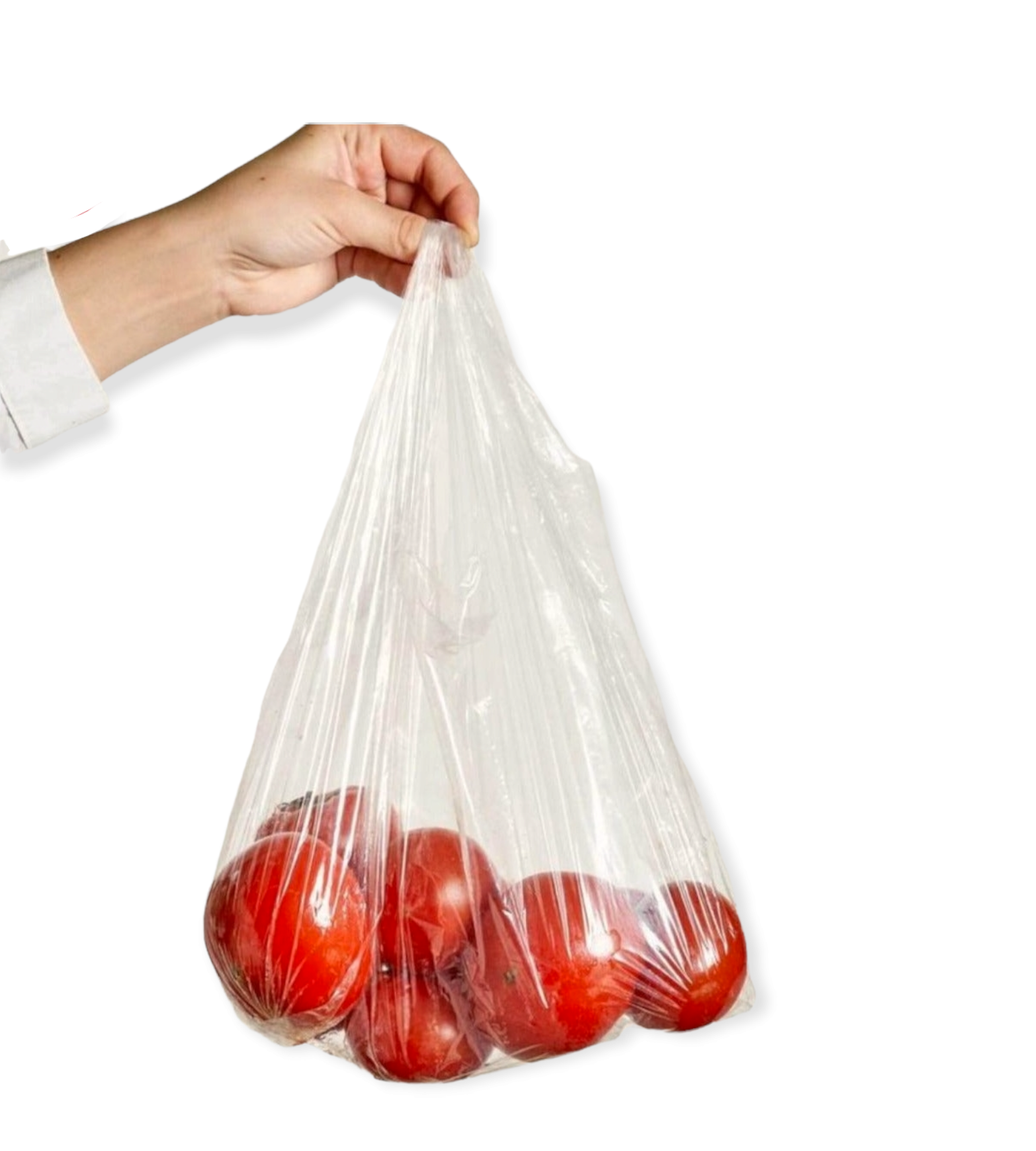 Maxi Plastic Carrier Bags 24L Clear VTC 29/17x60cm 25microns 250pack