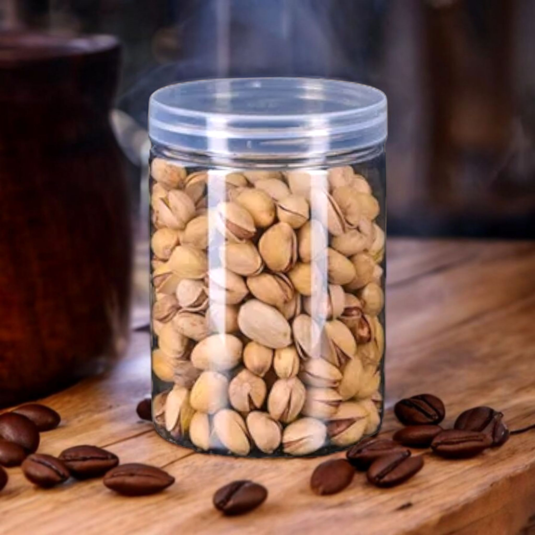 PET Plastic Jar Bottle Crystal Clear