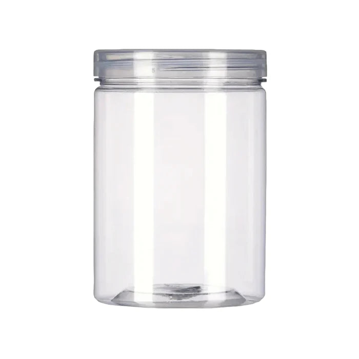 Plastic PET Jar Bottle Transparent