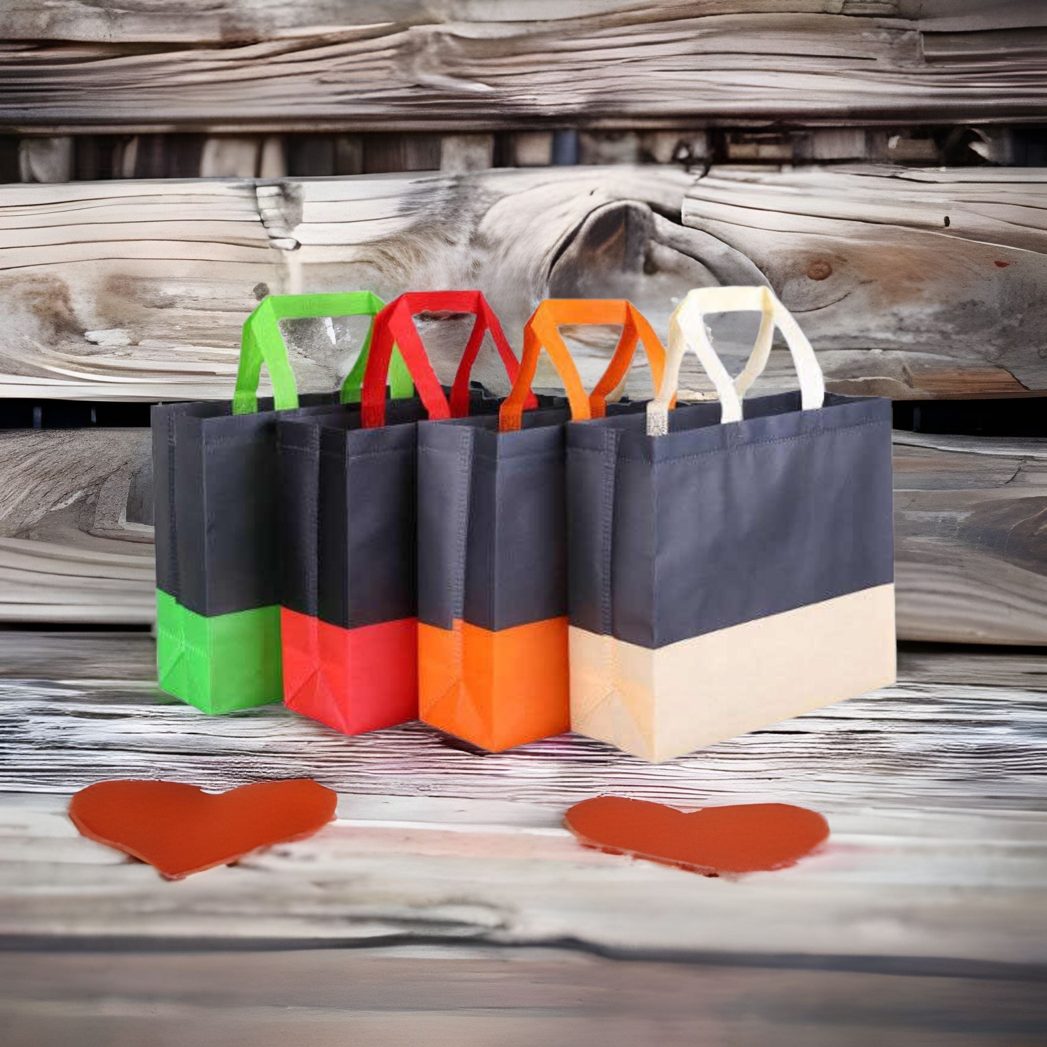 Non-Woven Boutique Tote Shopping Bag 28x32cm+11