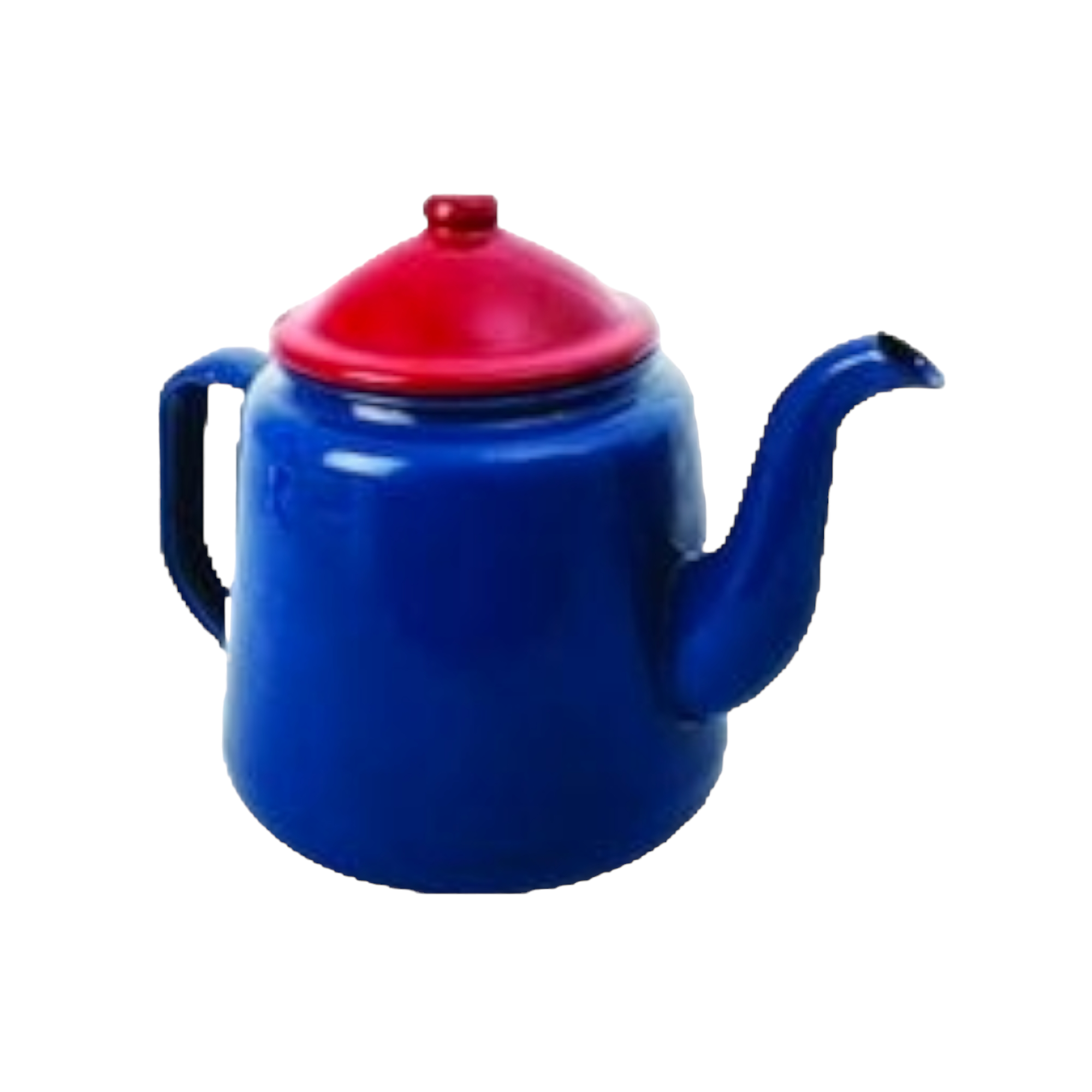 Enamel Teapot 14cm Kettle with Goose Neck Spout