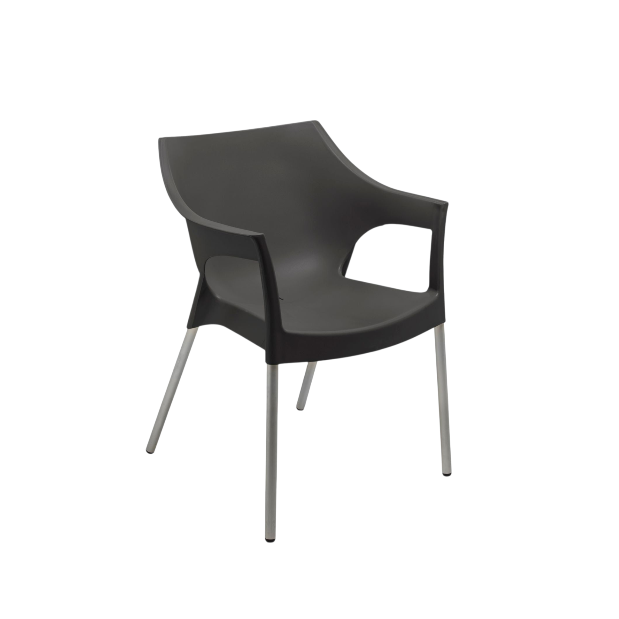 Chelsea Cafe Chair Black Contour Outdoor