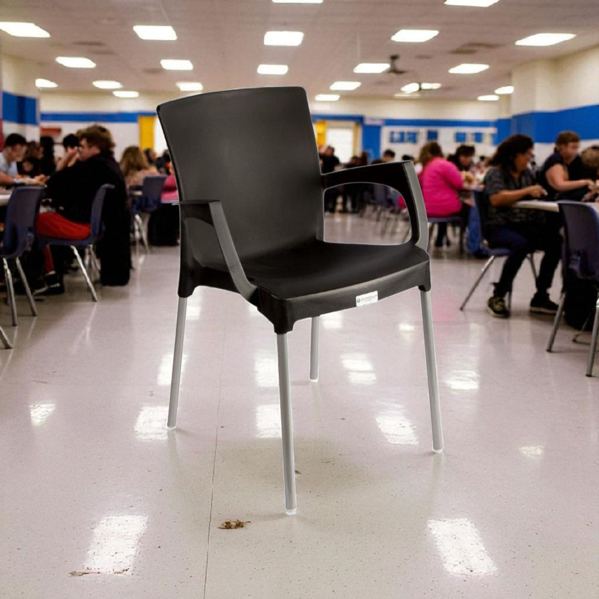 Napoli Cafe Bistro Chair Black Contour Outdoor