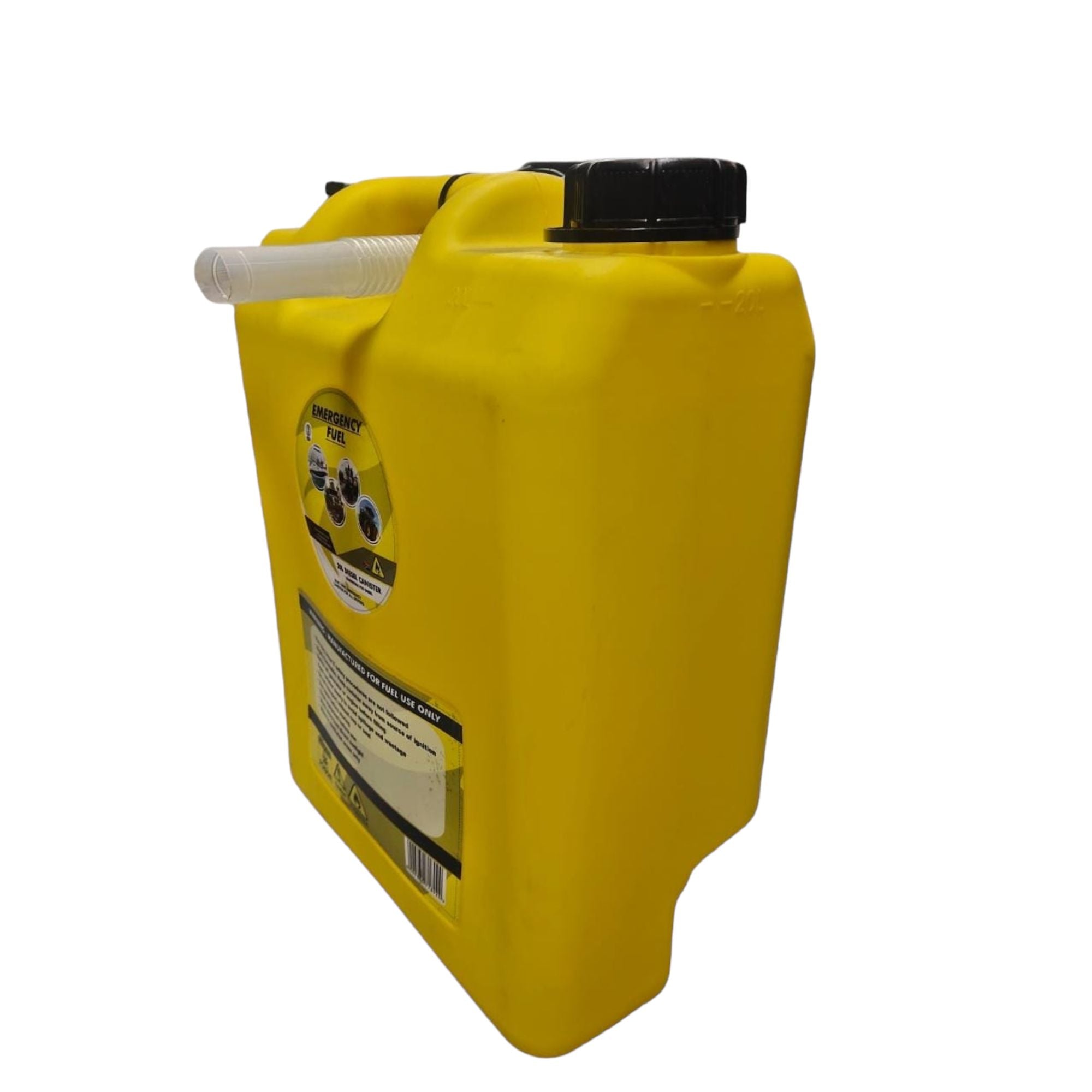 20L Plastic Fuel Jerry Can Diesel Yellow