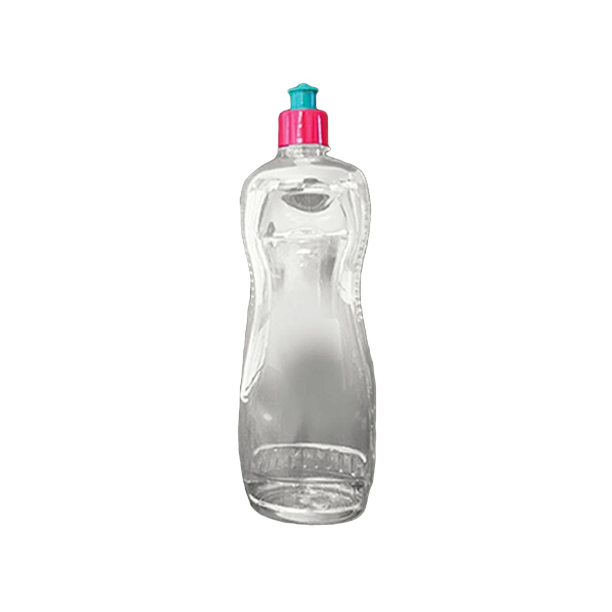 400ml PET Plastic Squeeze Dishwasher Bottle Clear BOT019