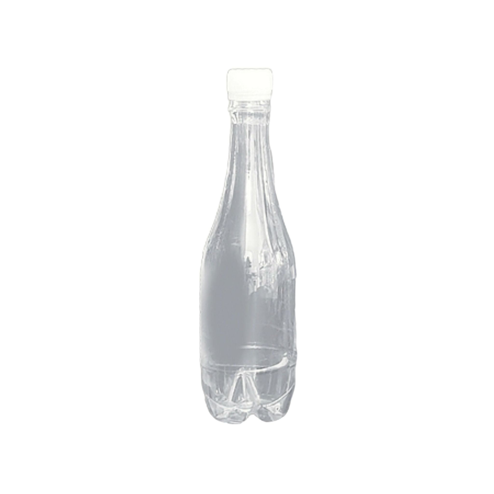 500ml PET Plastic Teardrop Water Bottle Clear with Lid BOT121