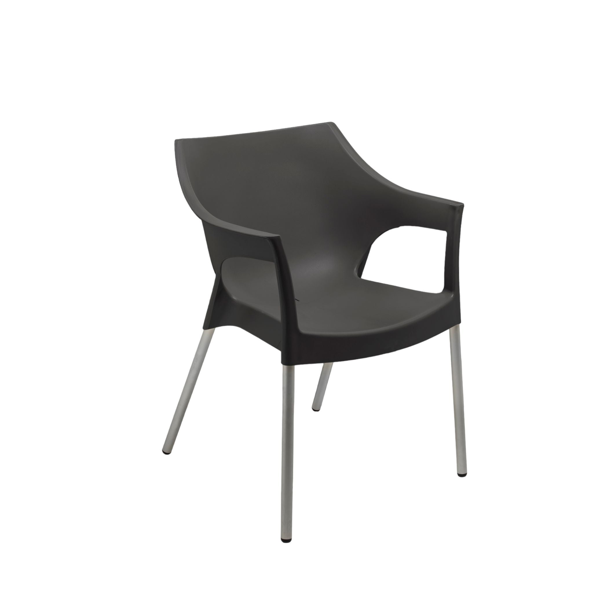 Chelsea Cafe Chair Black Contour Outdoor