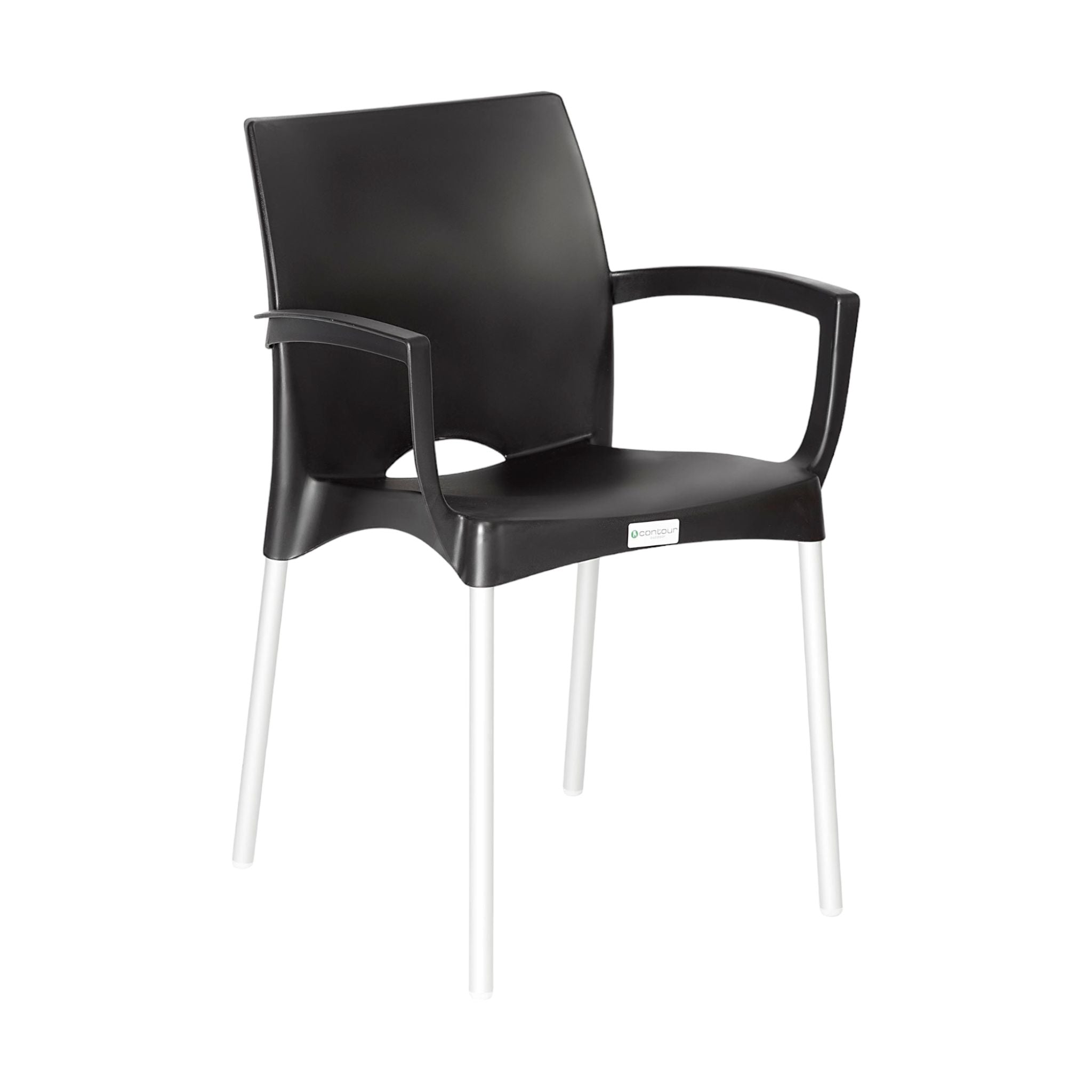 Alexis Cafe Chair Black Contour Outdoor