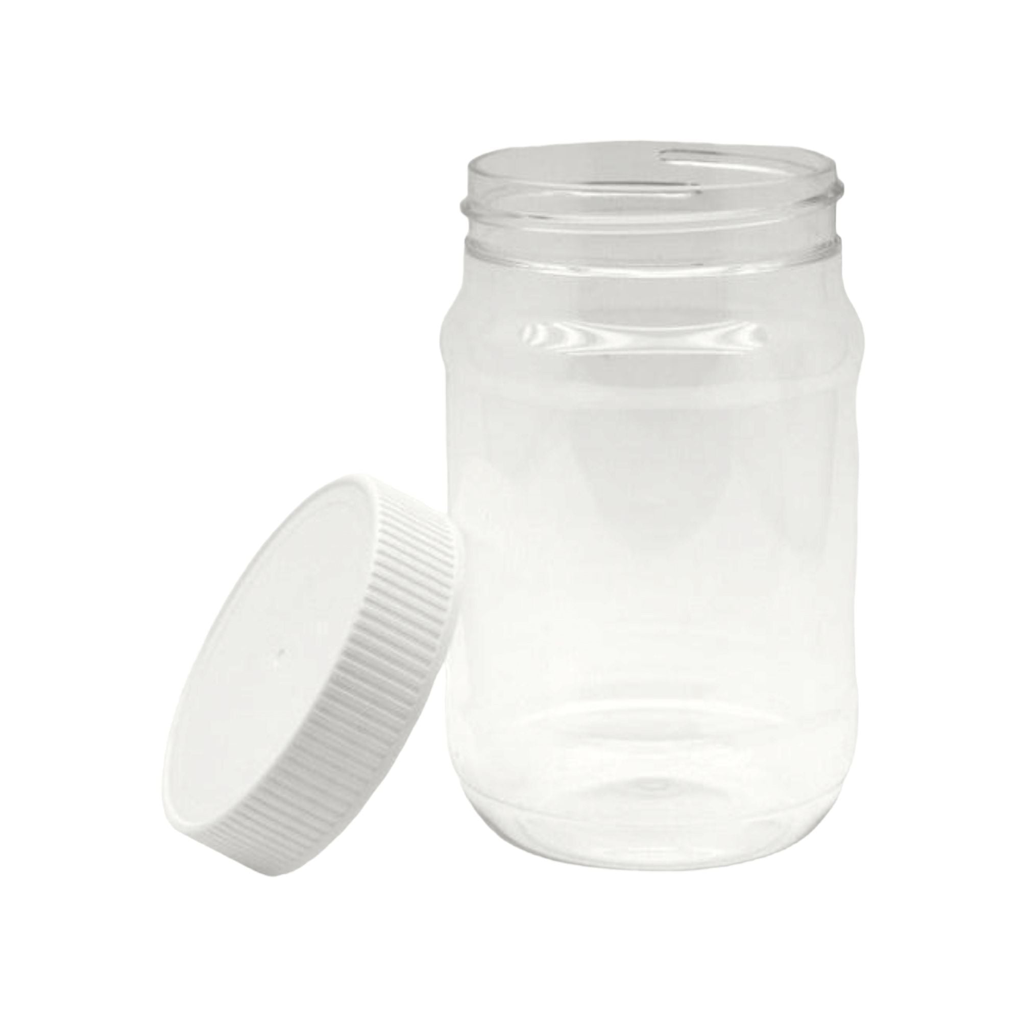 200ml PET Plastic Honey Jar Bottle with Screw-on Lid 10pack