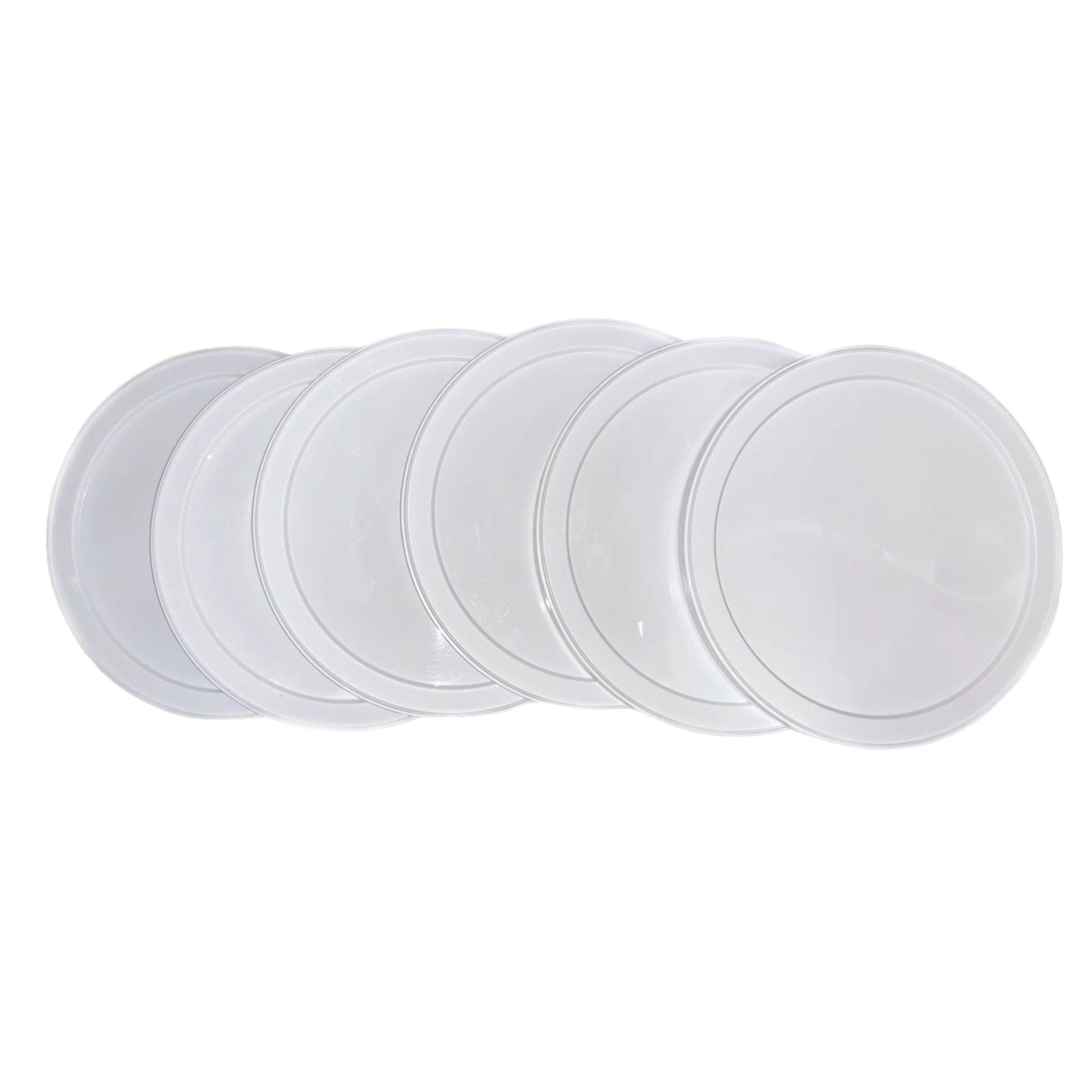 Lids for Polystyrene Foam Cups HC.4 and HC.6 Disposable  100pack