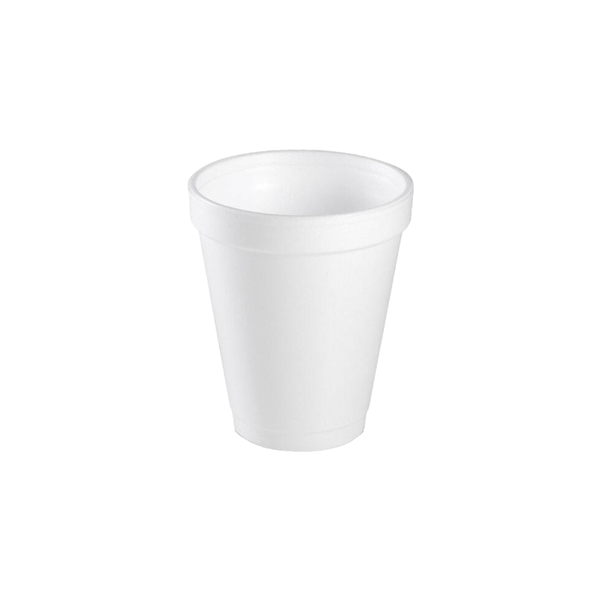 250ml Foam Cups Polystyrene HC.8 Disposable 10pack