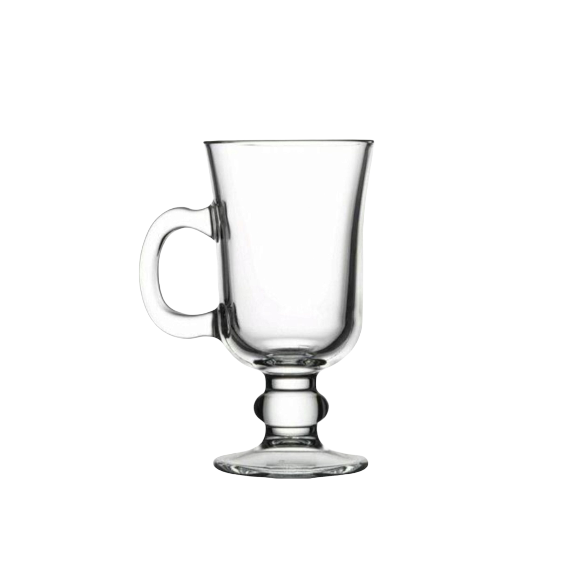 Pasabahce Glass Irish Coffee Mug 230ml 2pc Set 23525