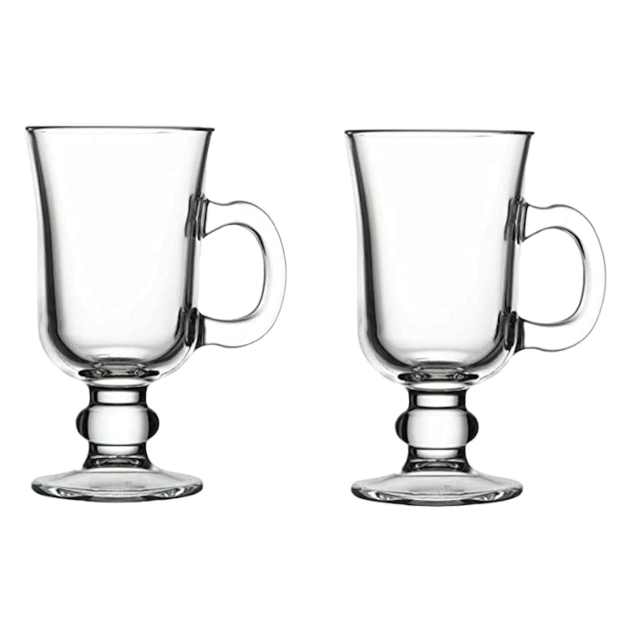 Pasabahce Glass Irish Coffee Mug 230ml 2pc Set 23525