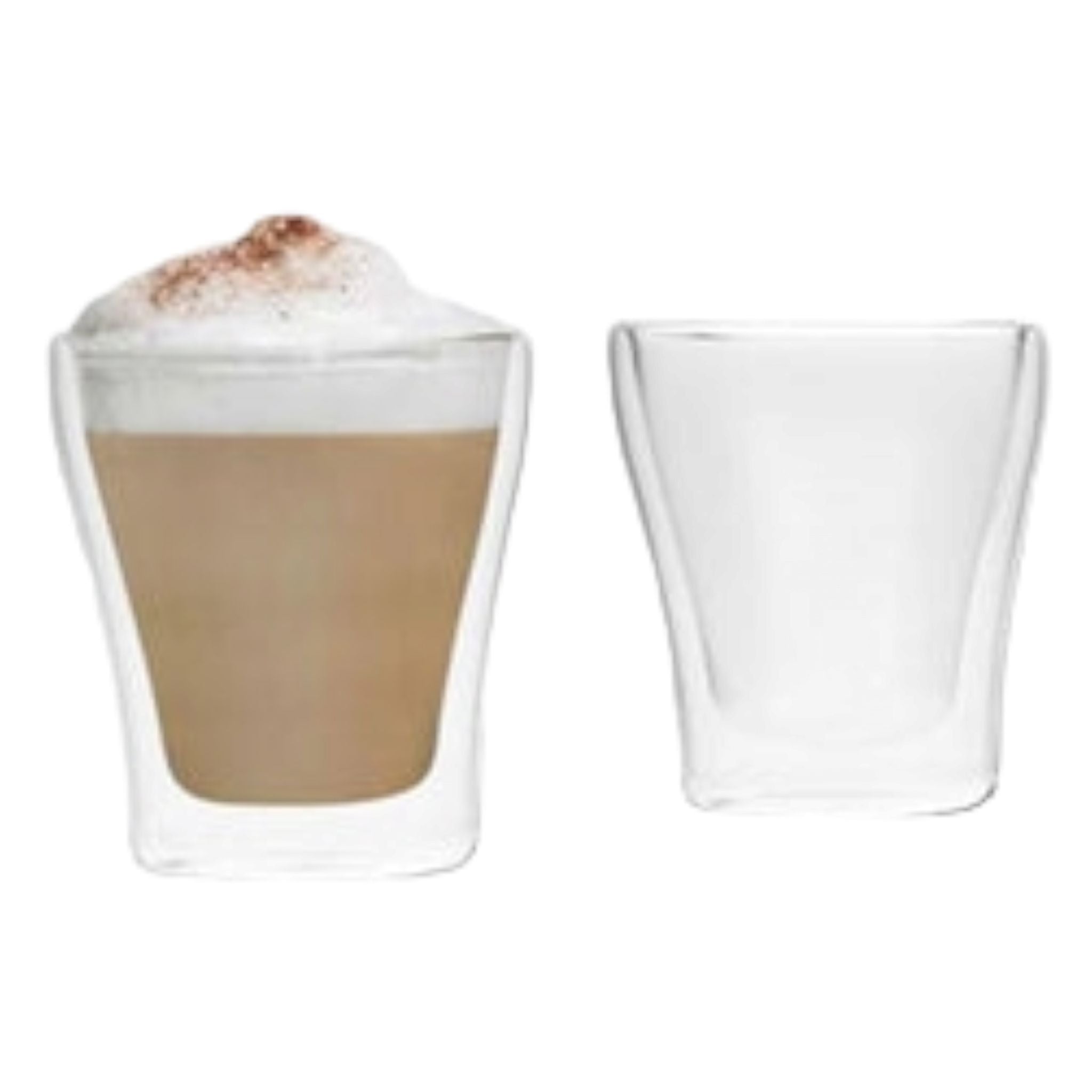 Barista Borosilicate Double Wall Glass Café Cup 250ml 2pc 10196