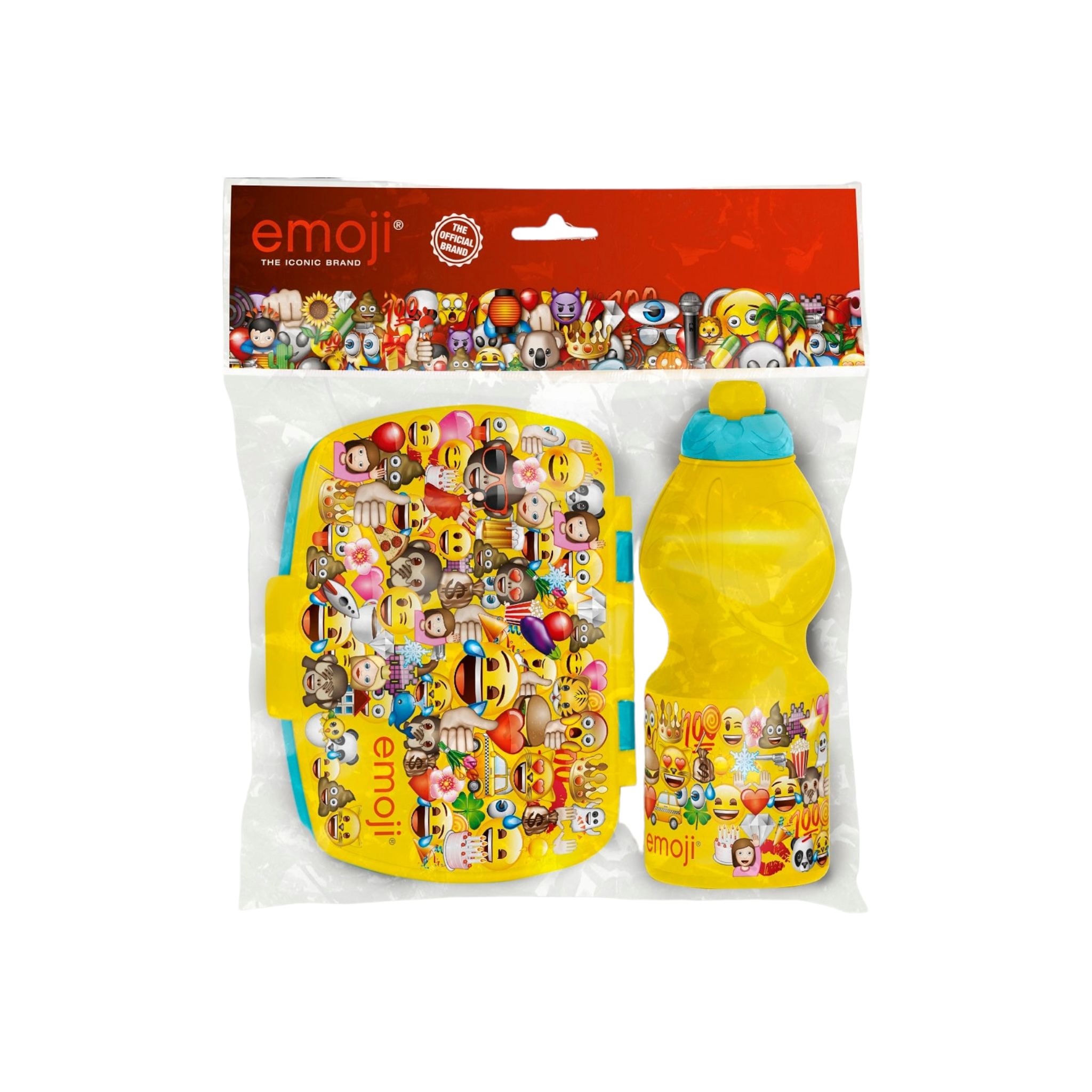 Disney Emoji Sandwich Box and Bottle 2pc 20619
