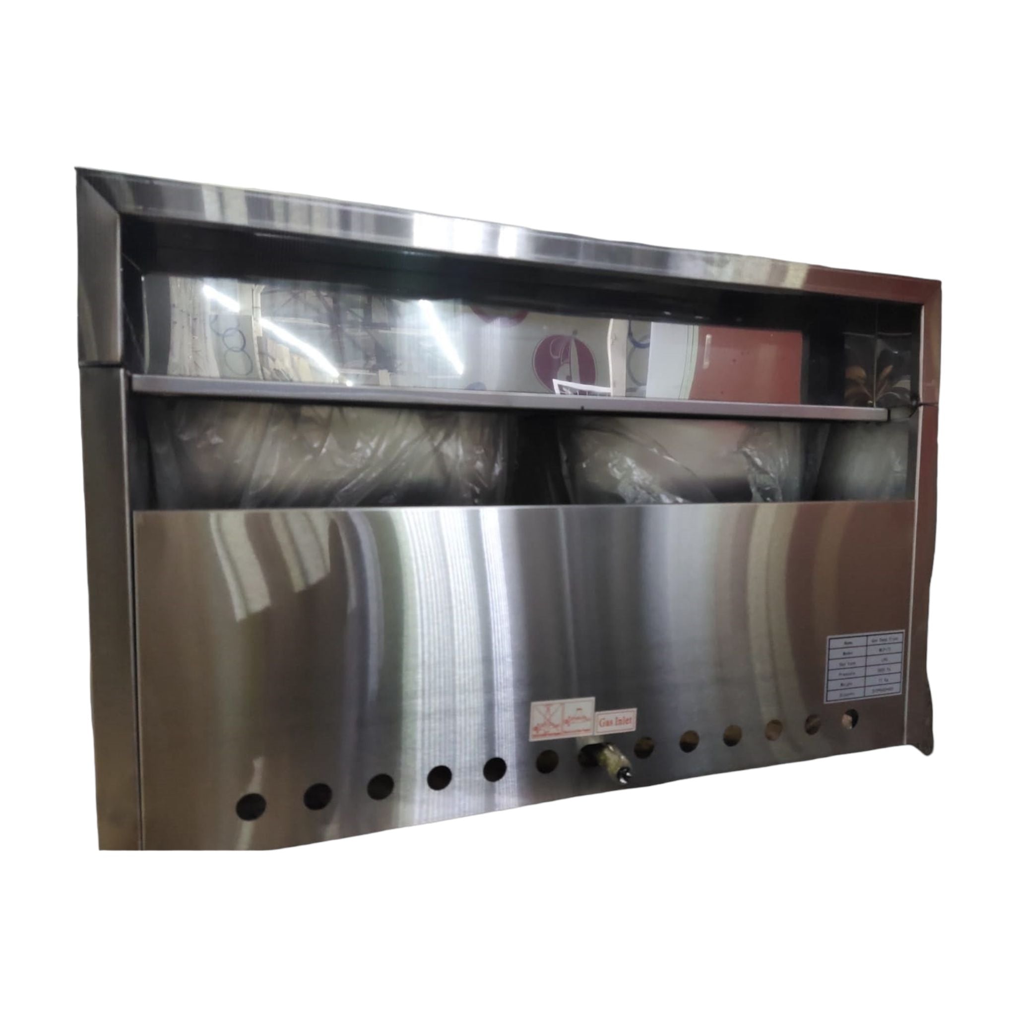 Gas Fryer Double Deep 2x6L with Safety Value