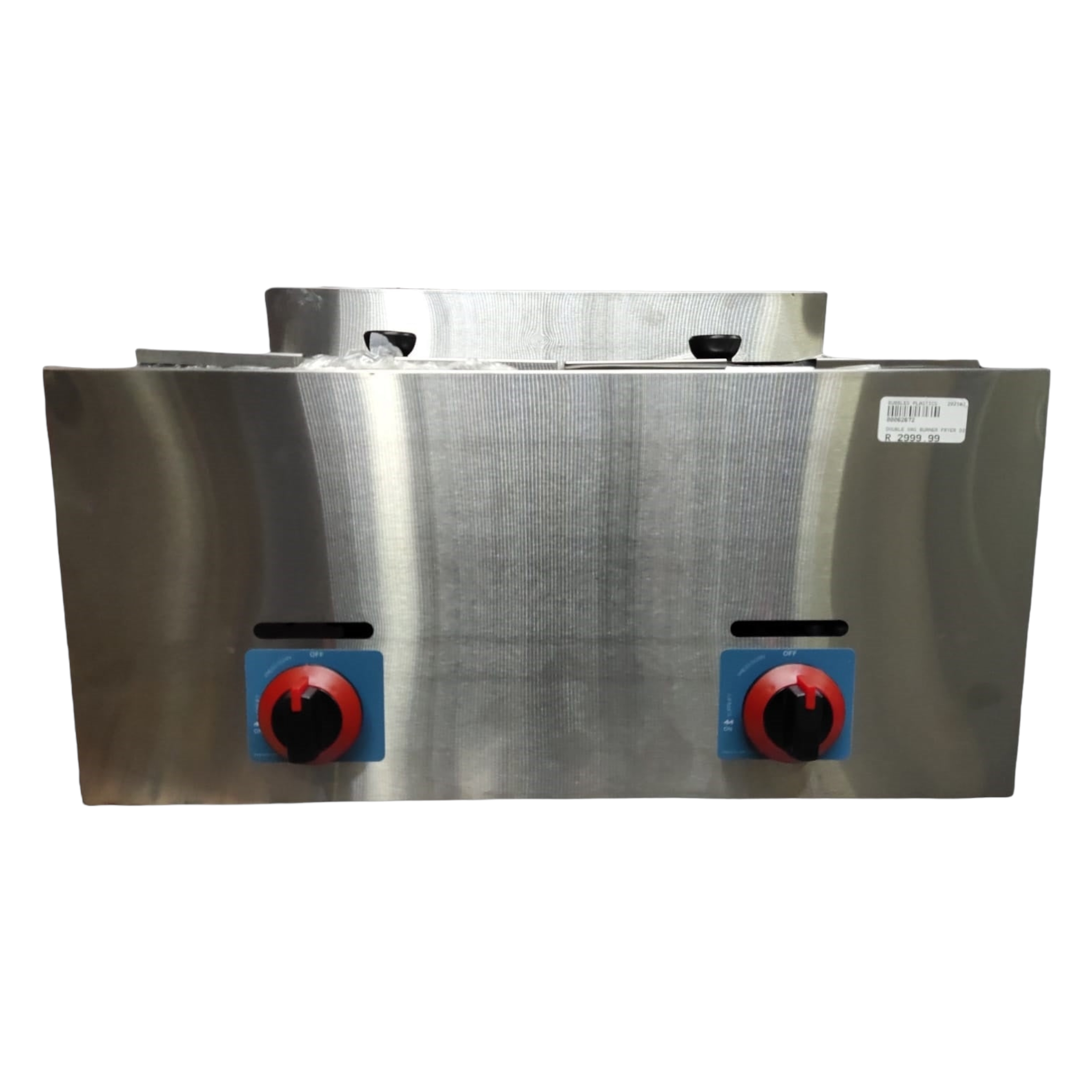 Gas Fryer Double Deep 2x6L with Safety Value