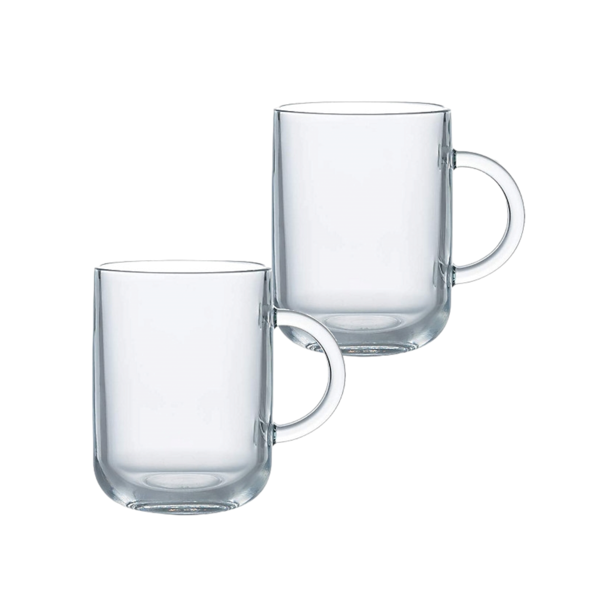 Pasabahce Iconic Glass Coffee Mug 330ml 2pack 23104