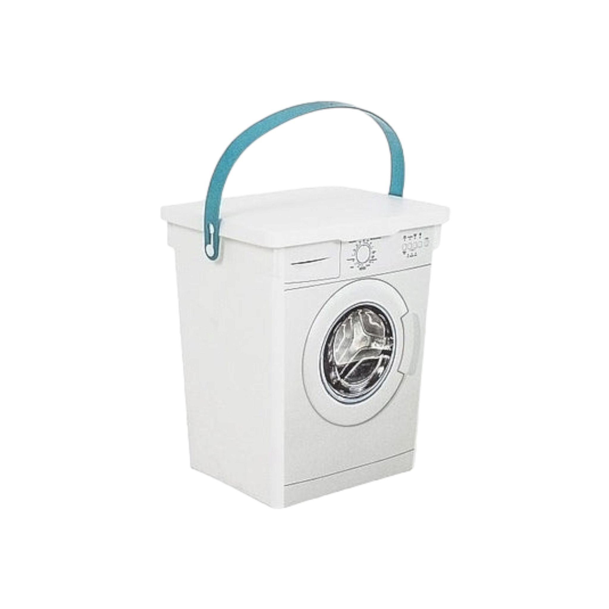 Plastic Laundry Washing Powder Storage Canister Container Box with Lid & Handle 12445