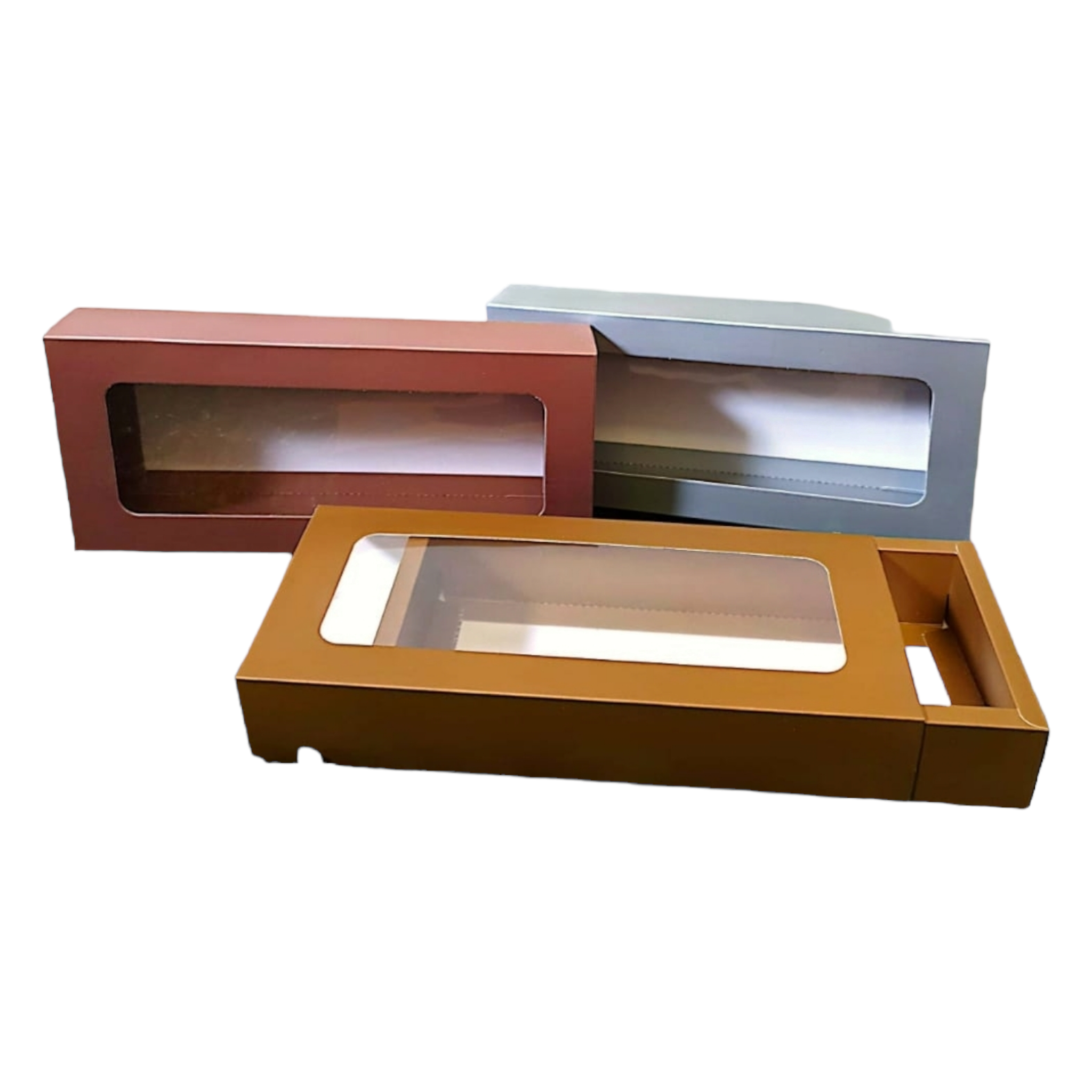 Gift Biscuit Paper Patisserie Slide Box 27x12x4.7cm