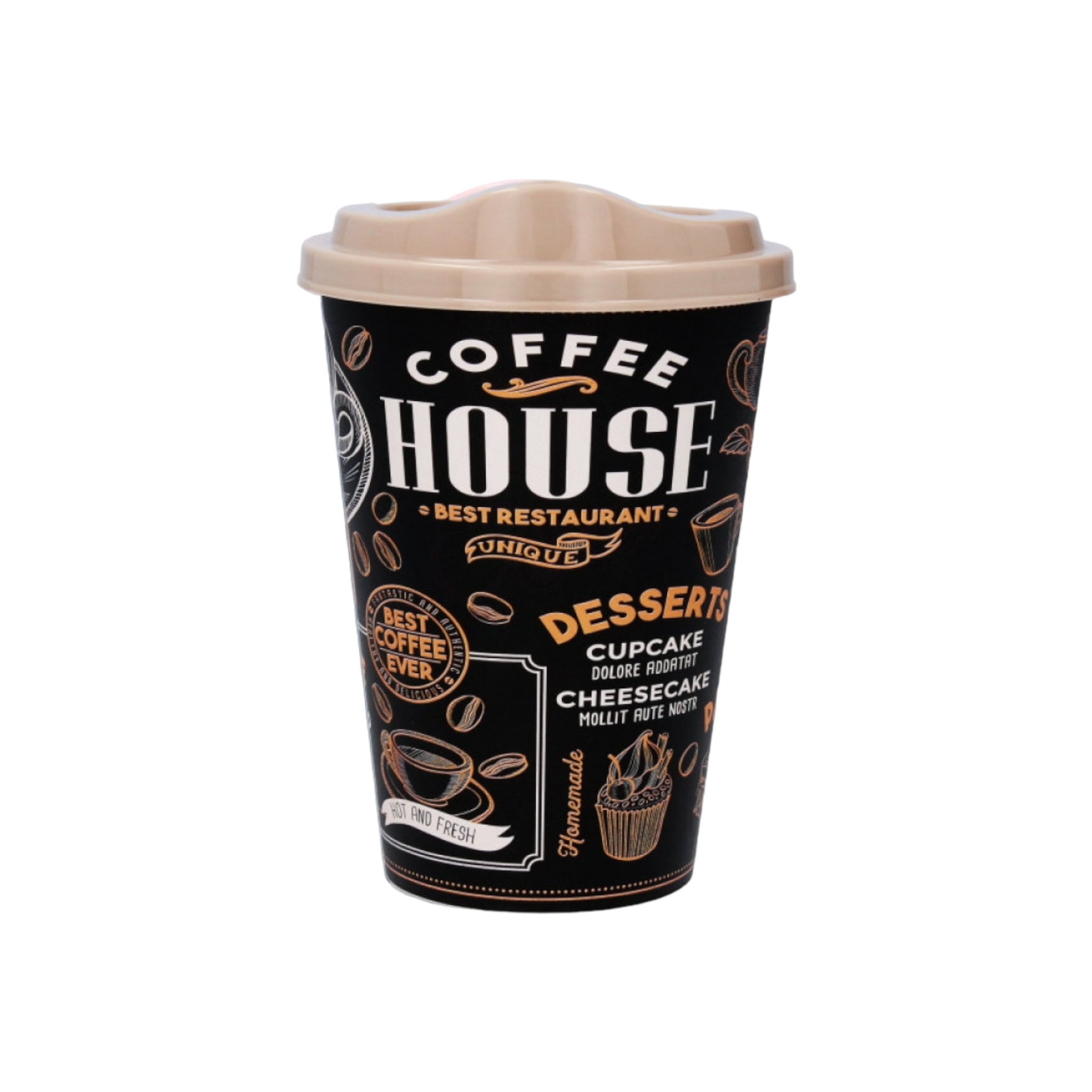 Hobby Life Reusable Takeaway Coffe Cup To Go 500ml