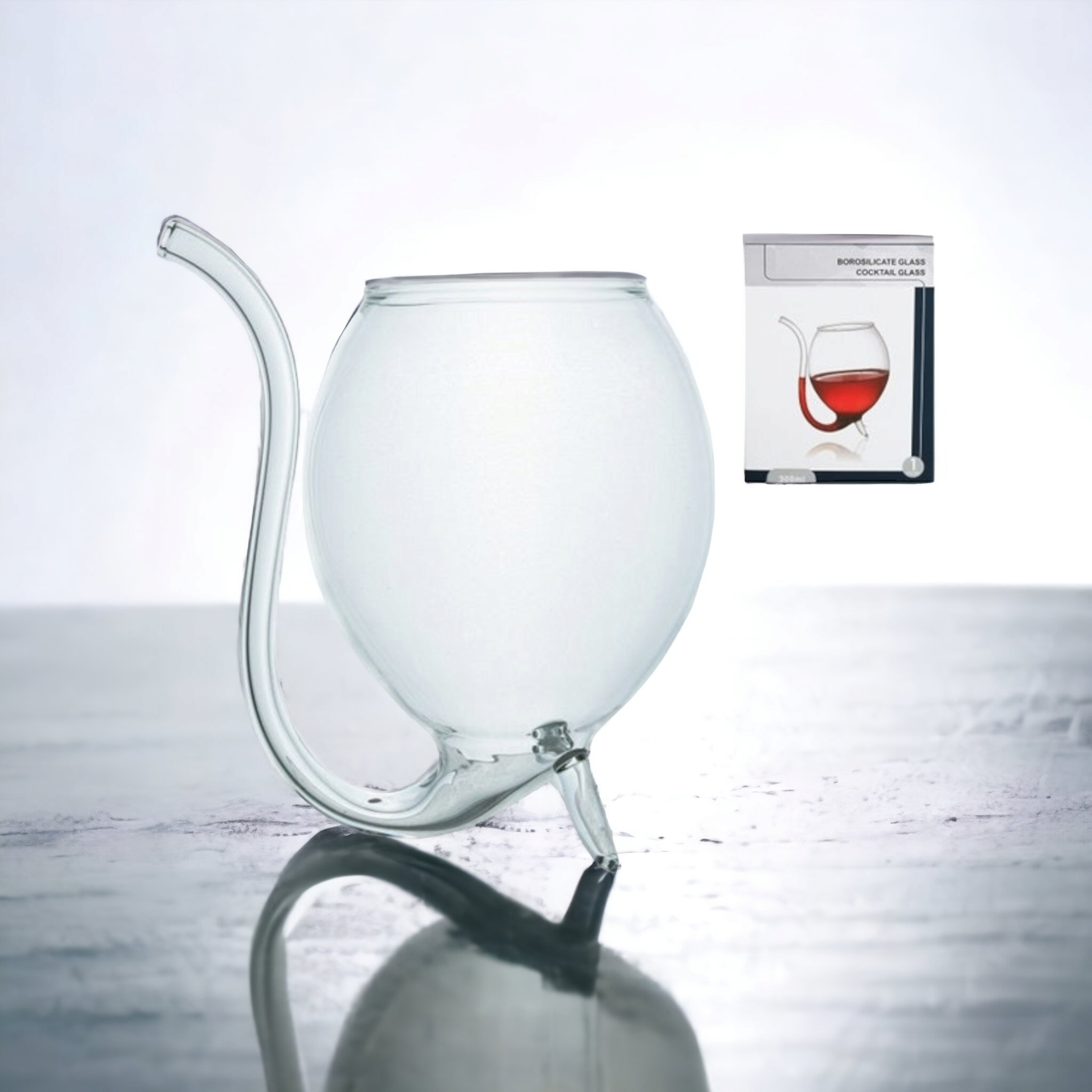 Barista Borosilicate Glass Tumbler 300ml Vampire Cocktail Glass 10189