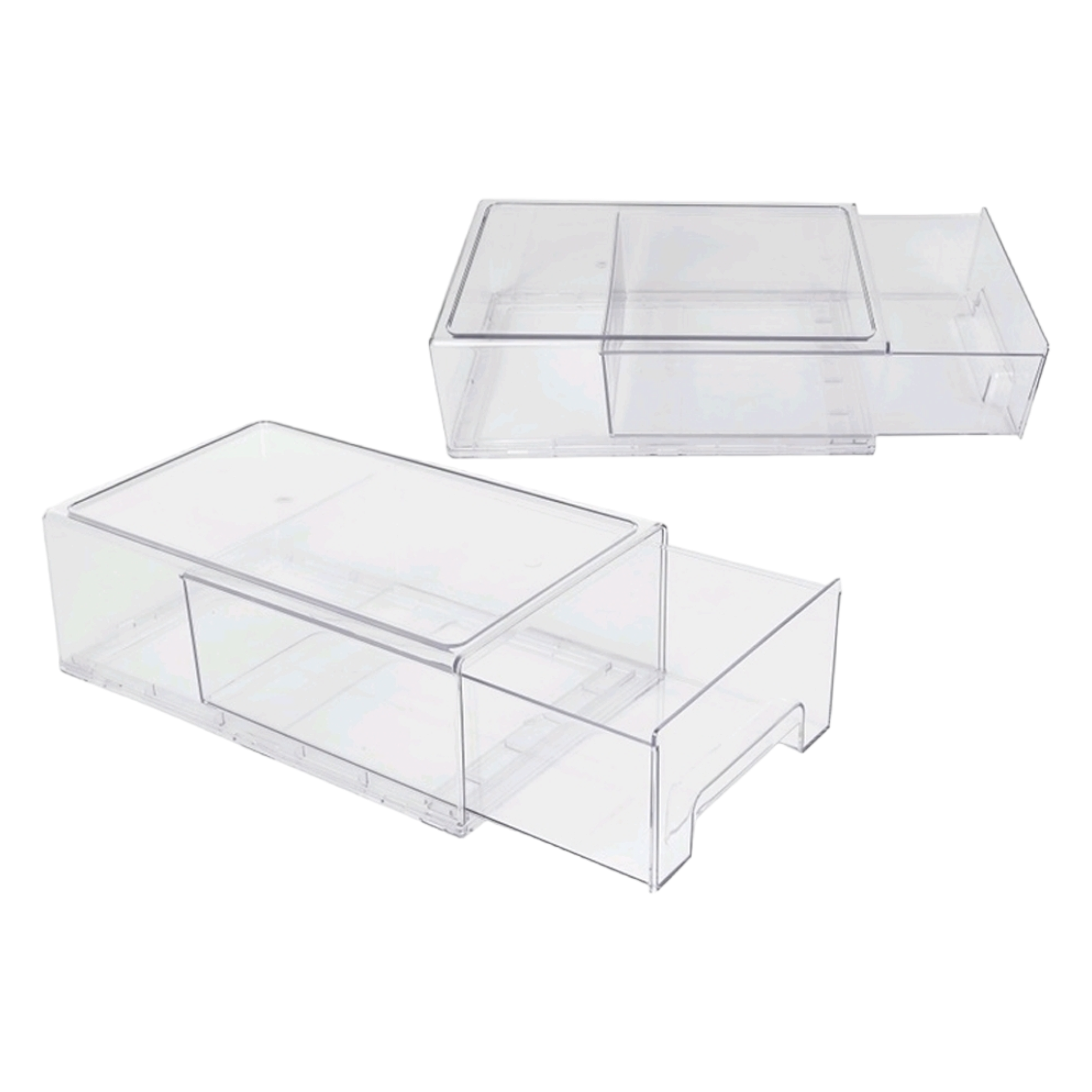 Stackable Fridge Storage Organizer Drawer 33.7x21x11cm 10127