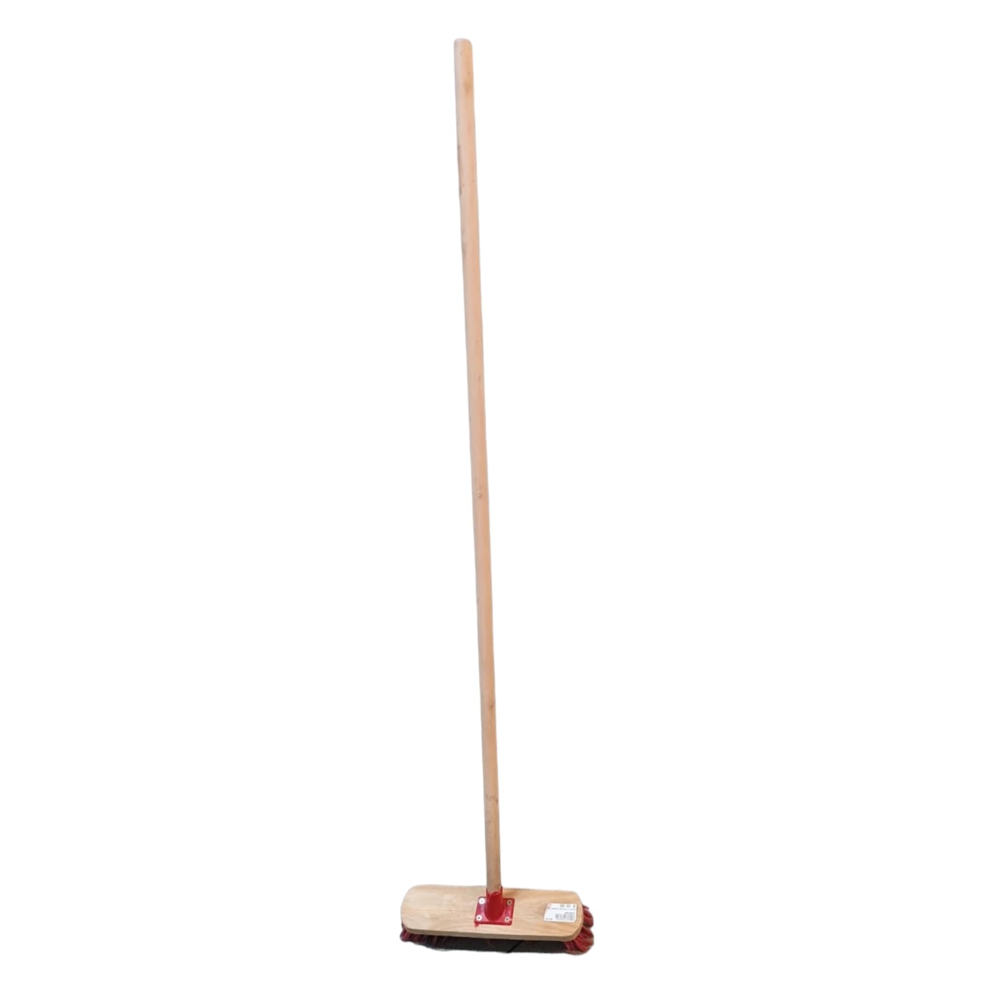 Household  Broom 2 Colour Wooden Buzz