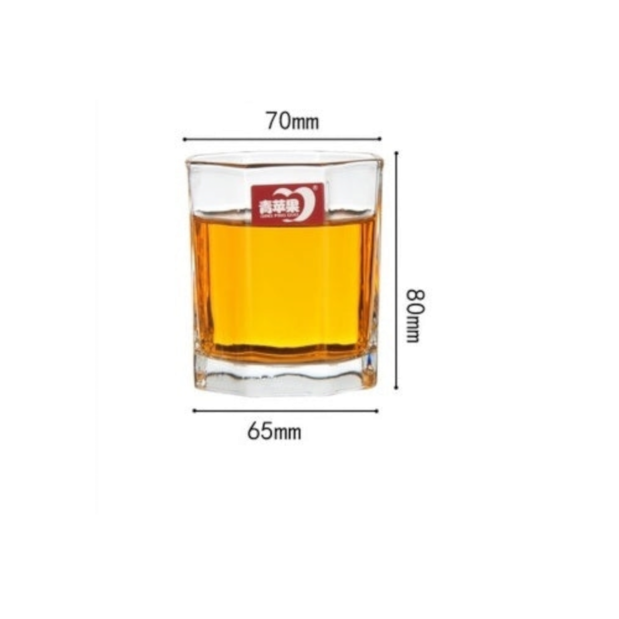 Glass Tumbler 170ml Whisky 6pack