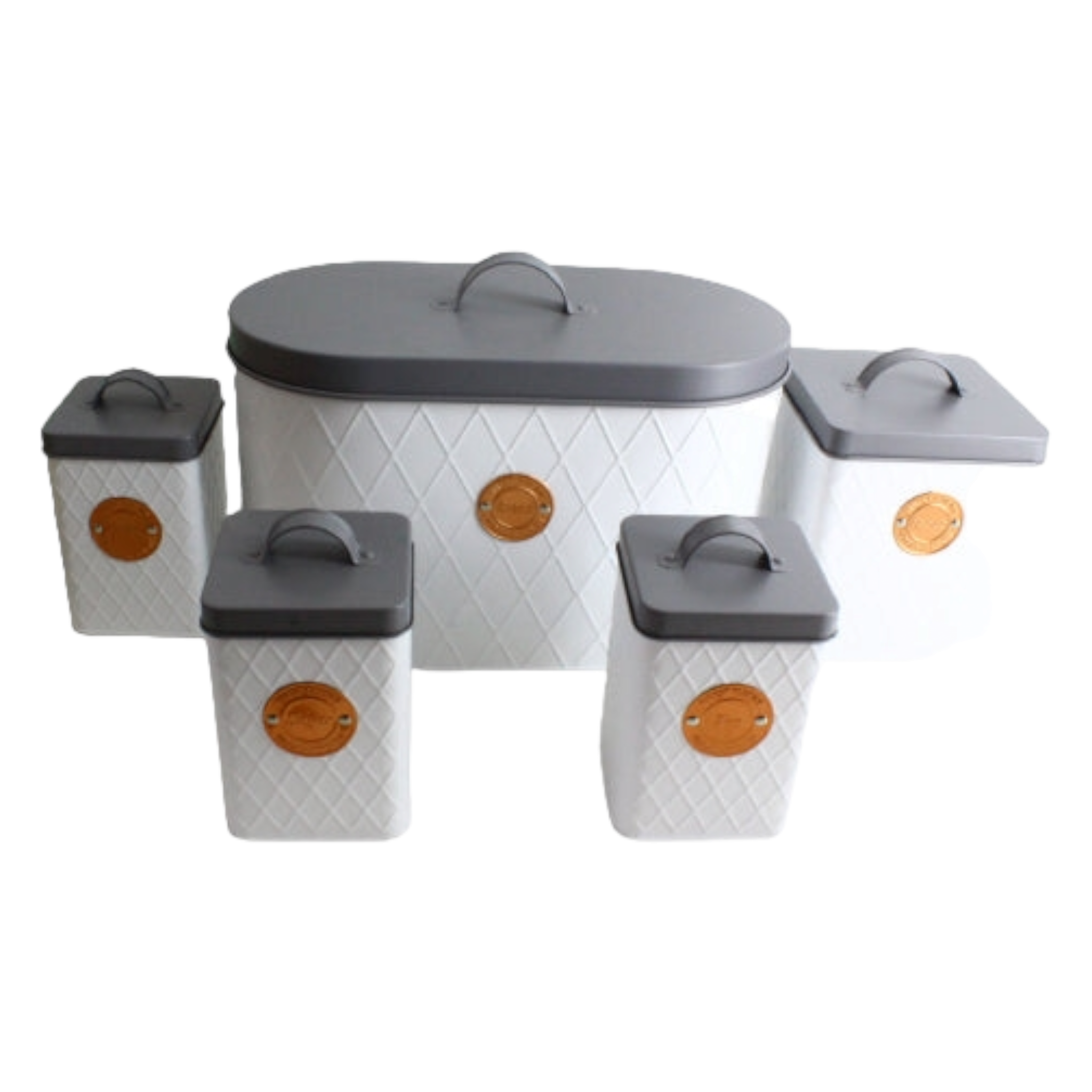 Bread Bin with Canisters 5pc Set HV158