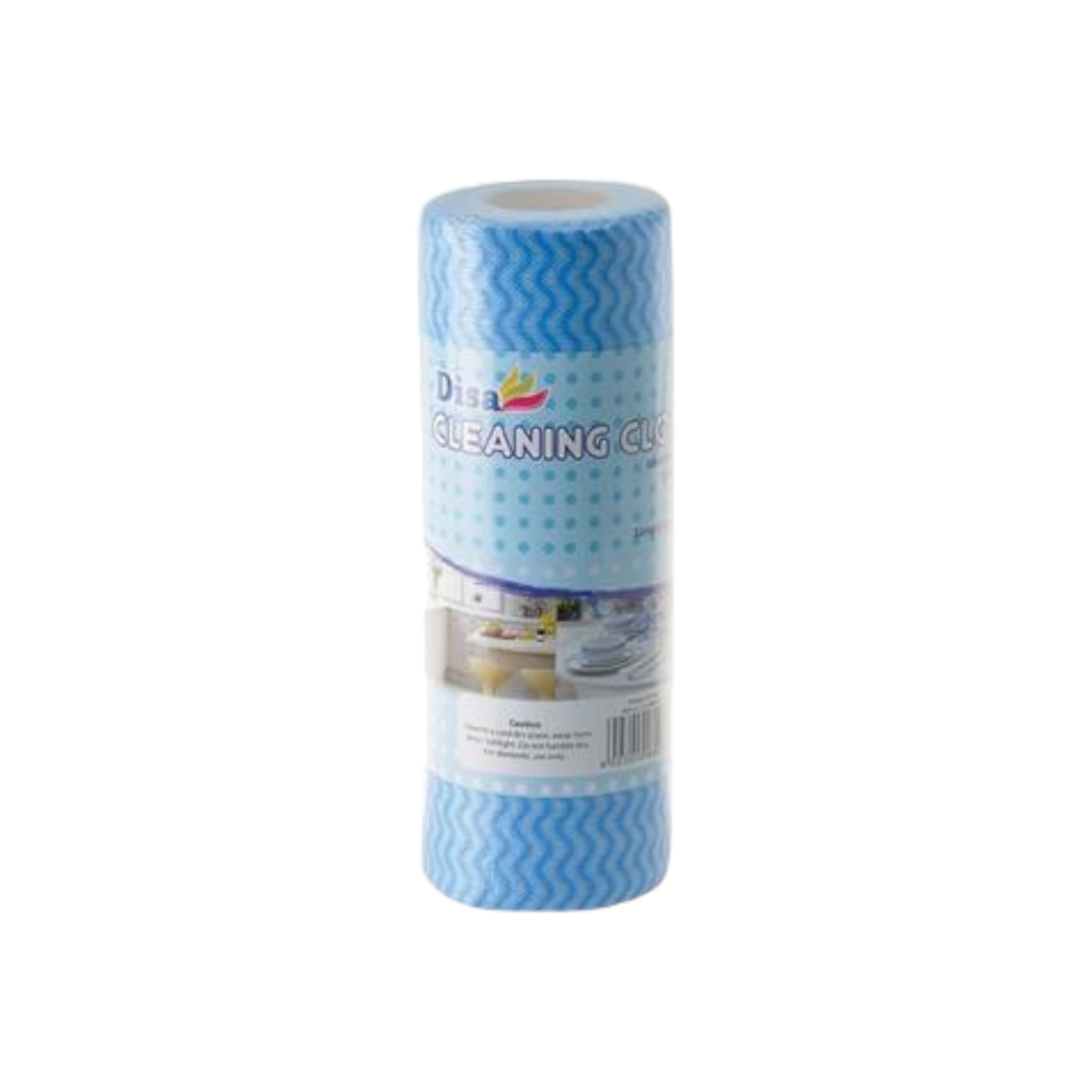 Disa Cleaning Cloth Roll 50x22cm Blue or Pink 30pcs