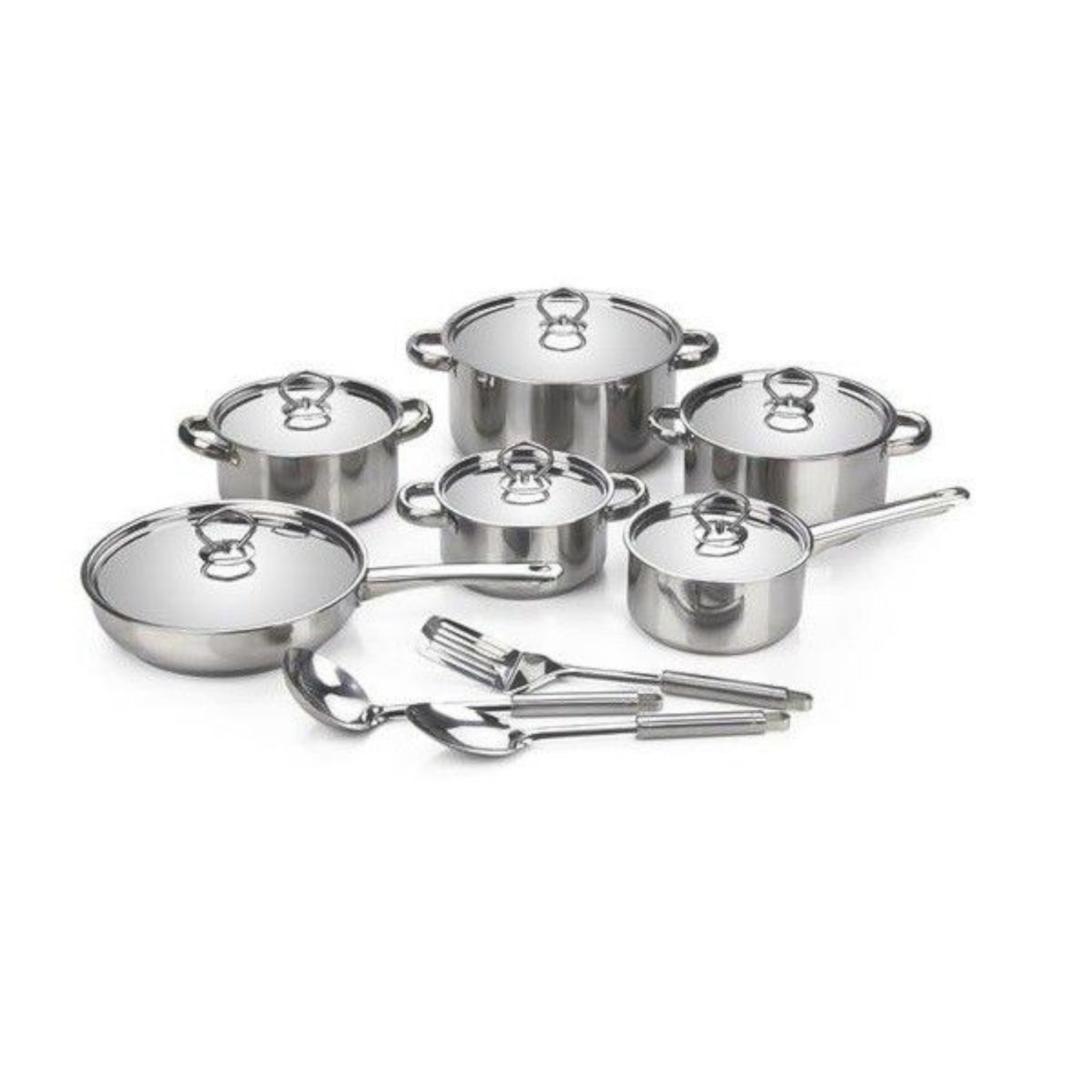 Chukbok Cookware Pot Set Stainless Steel 15pcs KWR04370