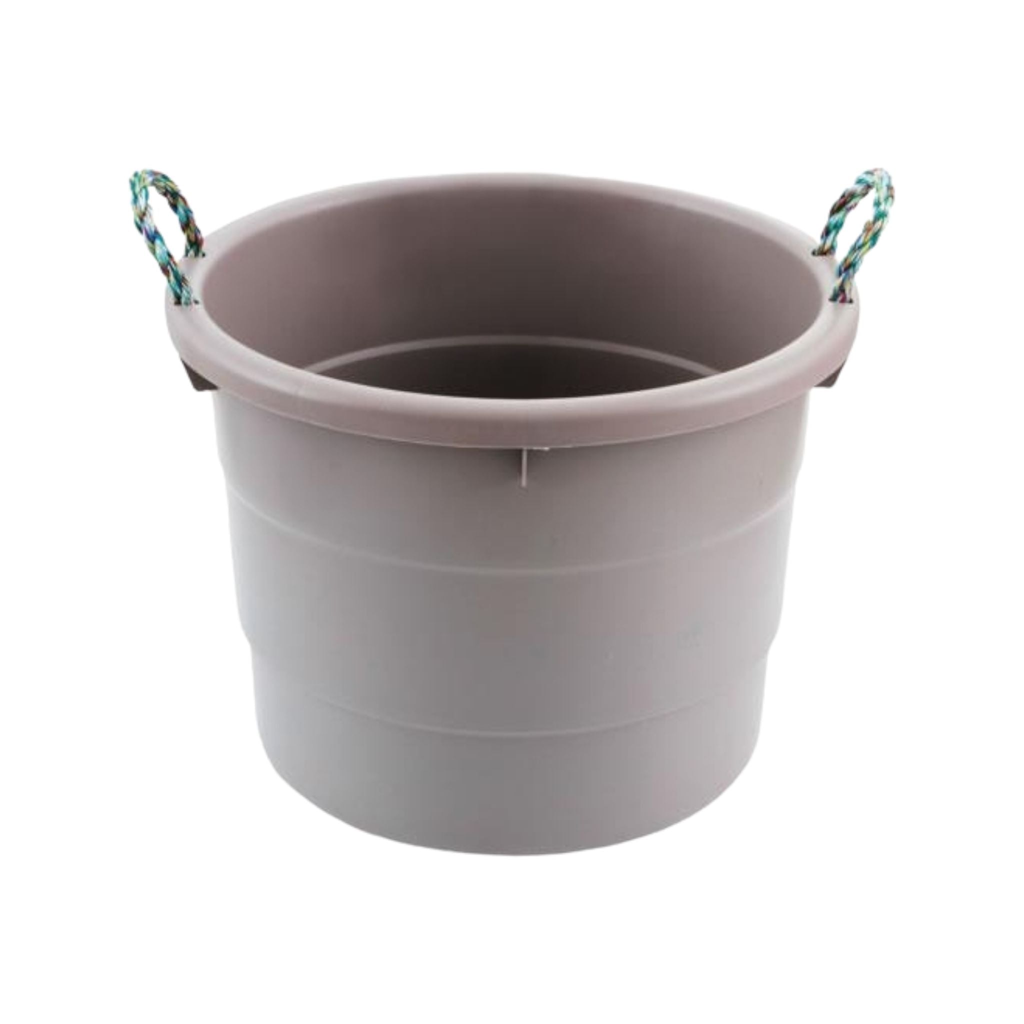 75L Plastic Jumbo Basin Tub with Rope Virgin Plastic