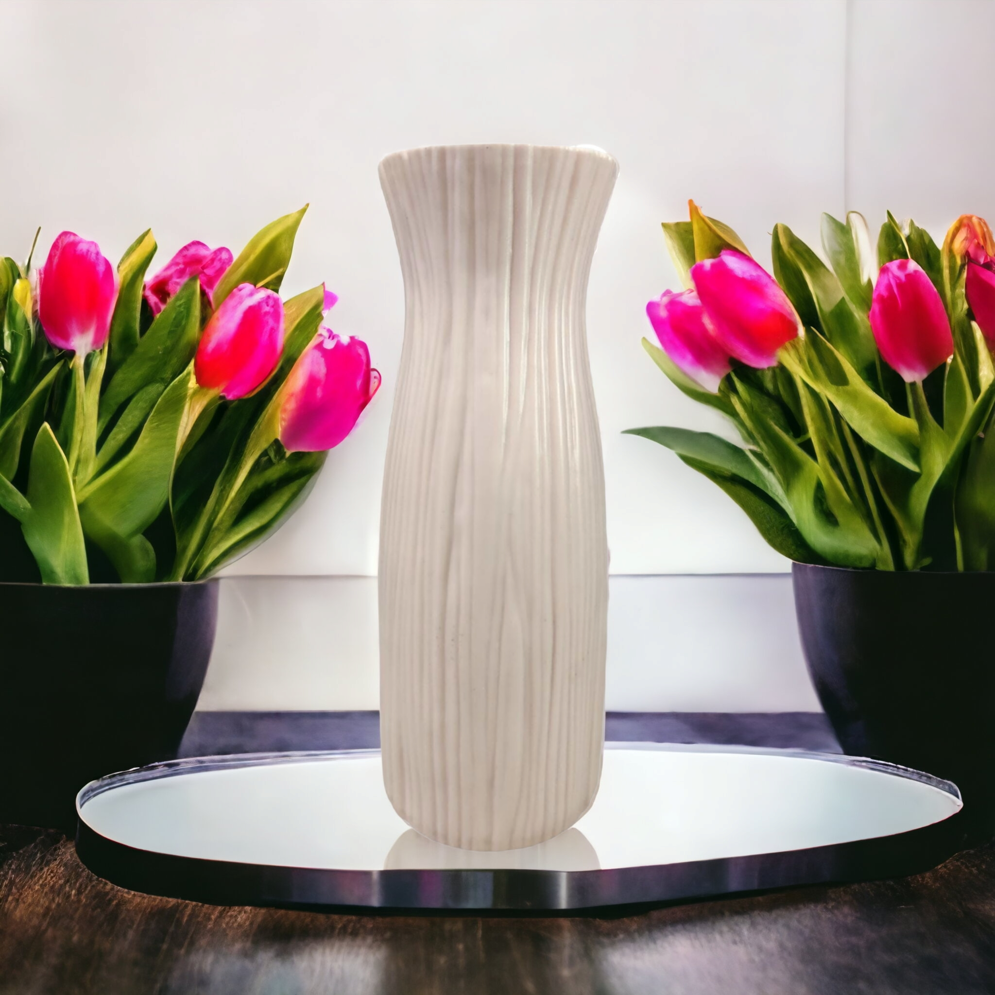 Plastic Vase Flower Planter Pot - Assorted 506